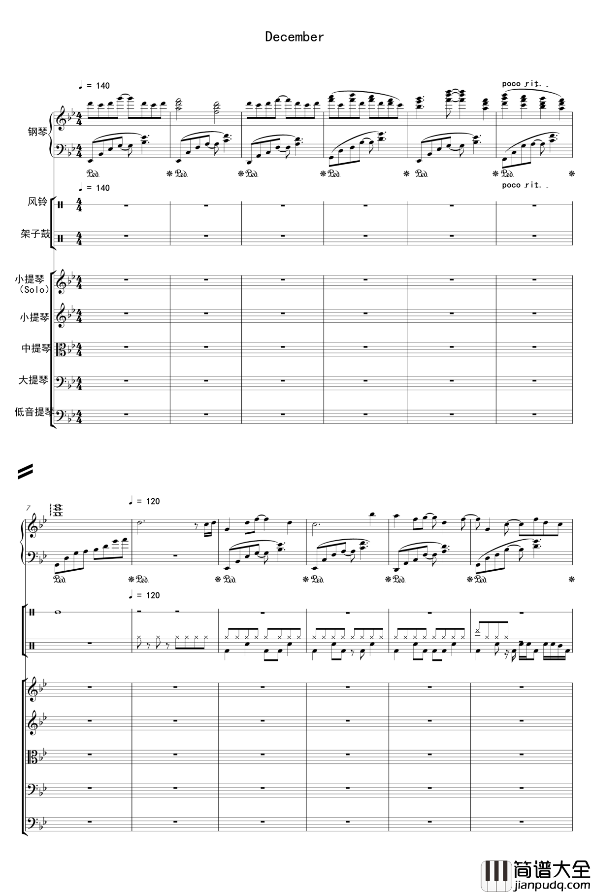 December钢琴谱_1037854971
