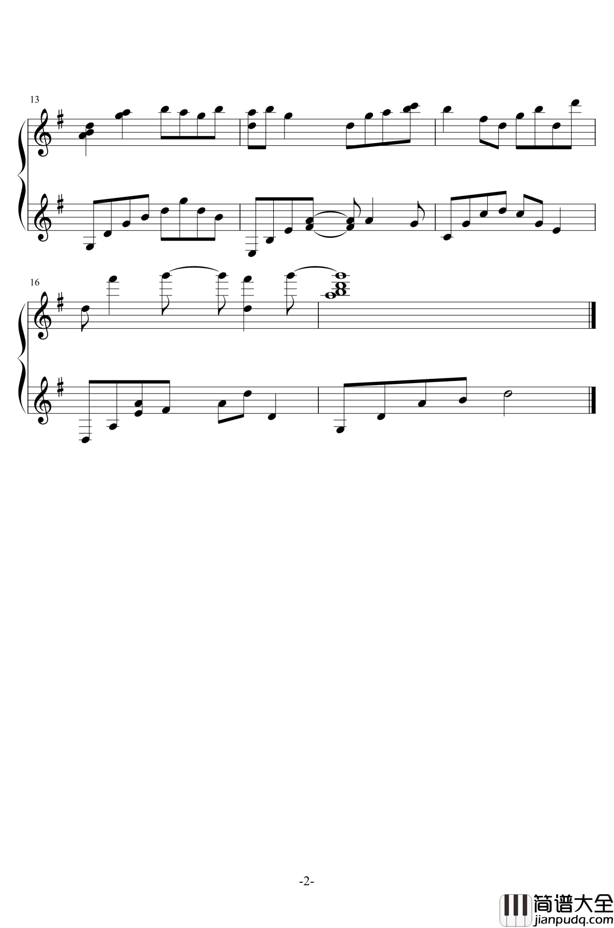 目覚めた朝に钢琴谱_节选_Little_Busters_麻枝准