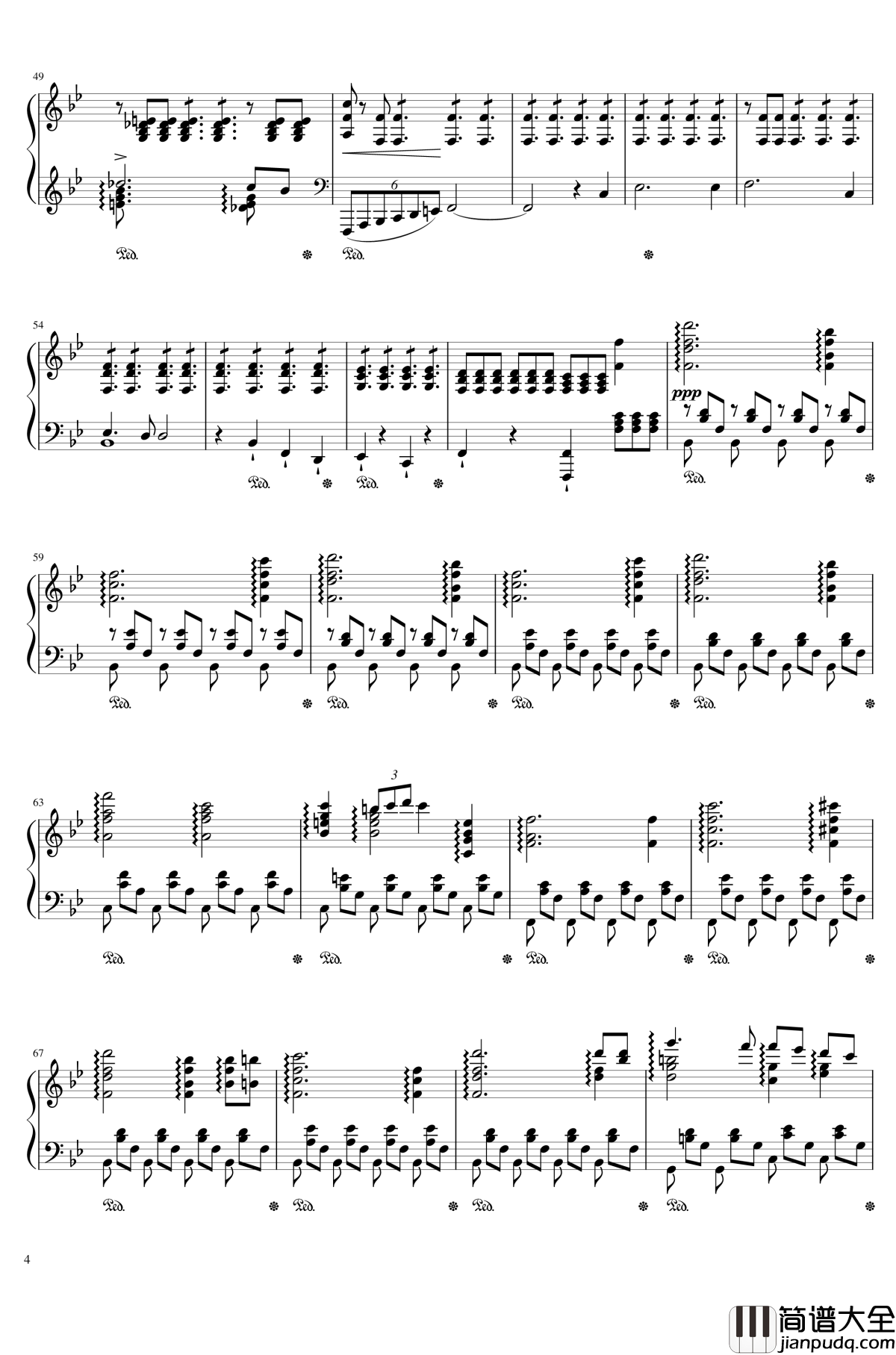 魔王钢琴谱_Erlkoenig_李斯特