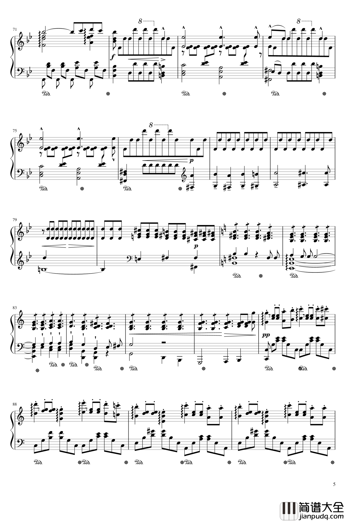 魔王钢琴谱_Erlkoenig_李斯特