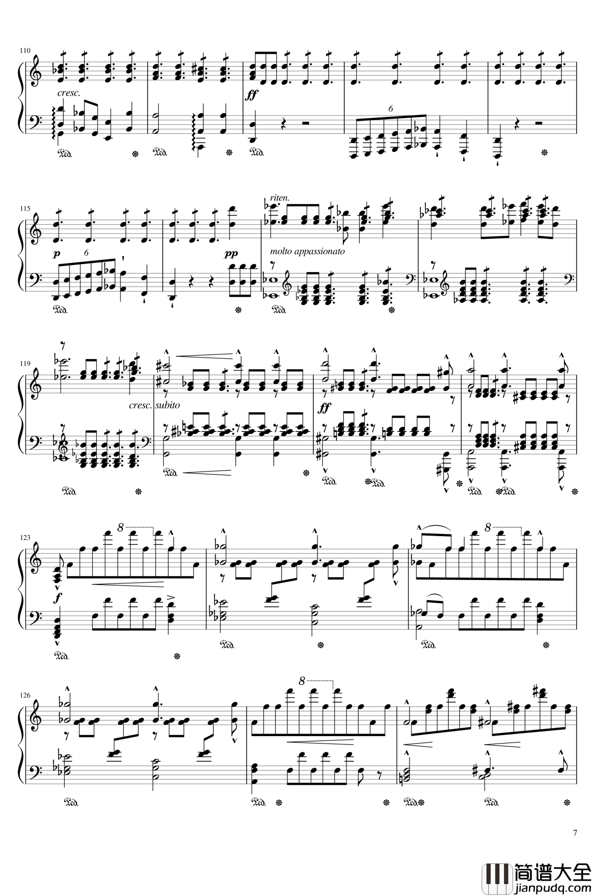 魔王钢琴谱_Erlkoenig_李斯特