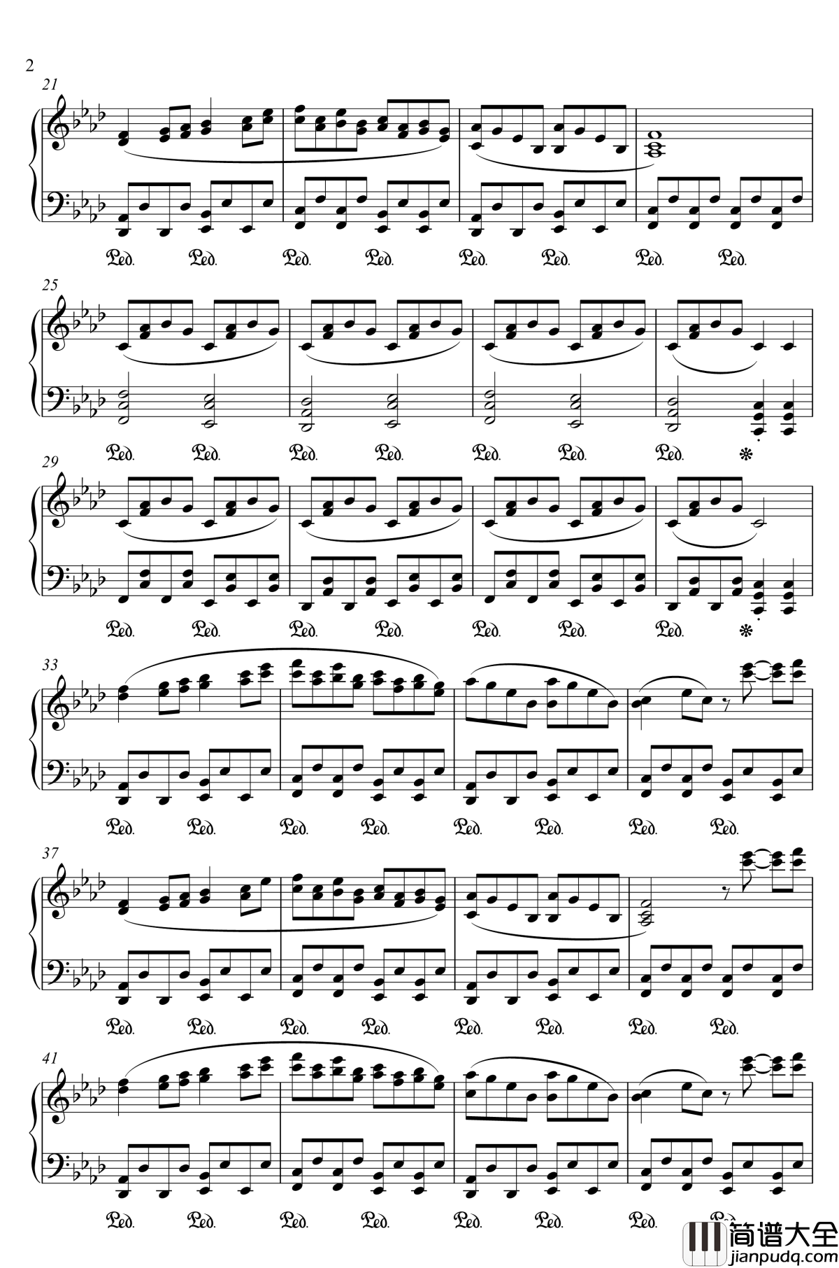 花は幻想のままに钢琴谱_幻想游戏_花如幻想一般_东方花映冢_触手猴