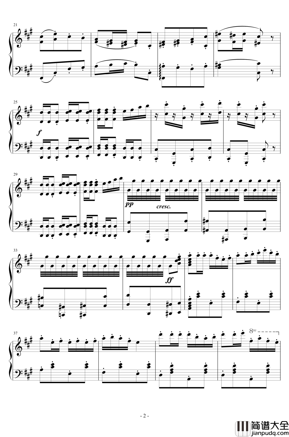 卡门序曲钢琴谱_朝鲜风格_比才_Bizet