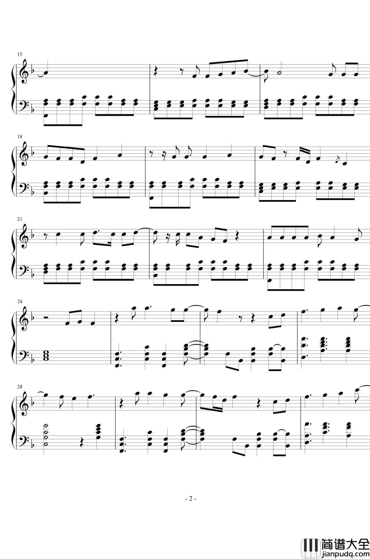 Hello_My_Love钢琴谱_westlife_西城男孩