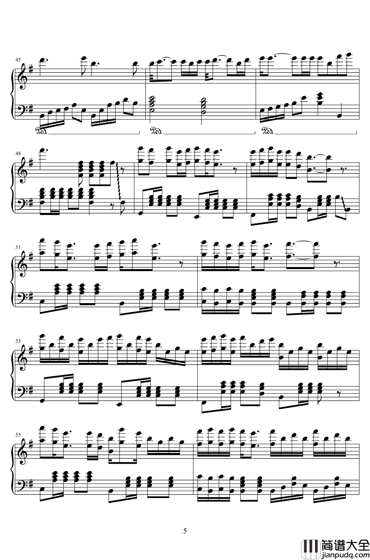 一念众生钢琴谱_天官赐福16P群像曲_一念众生