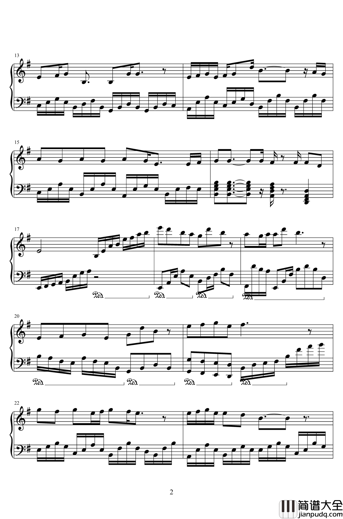 一念众生钢琴谱_天官赐福16P群像曲_一念众生