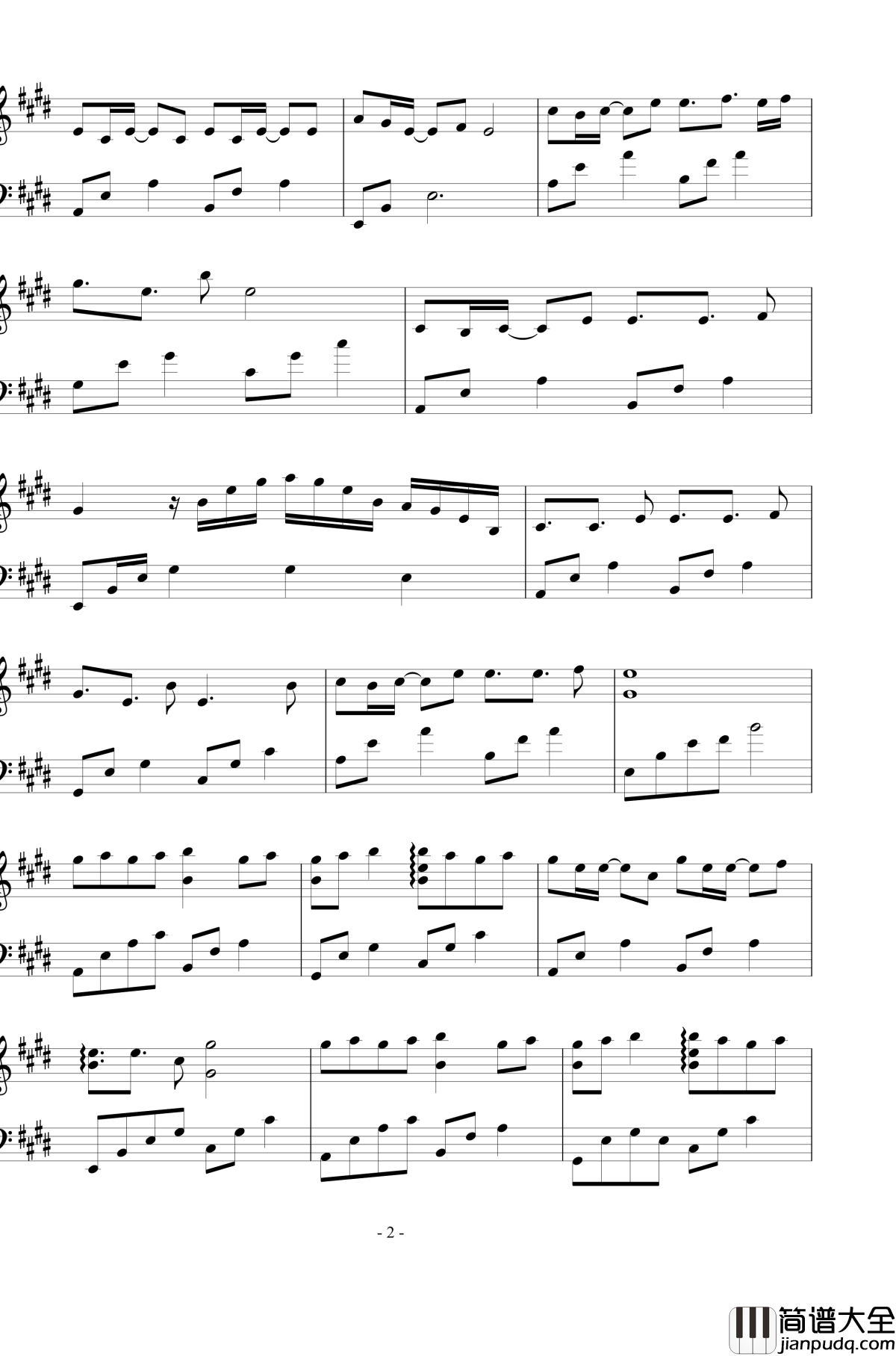 恋爱循环钢琴谱_昼夜版_花泽香菜