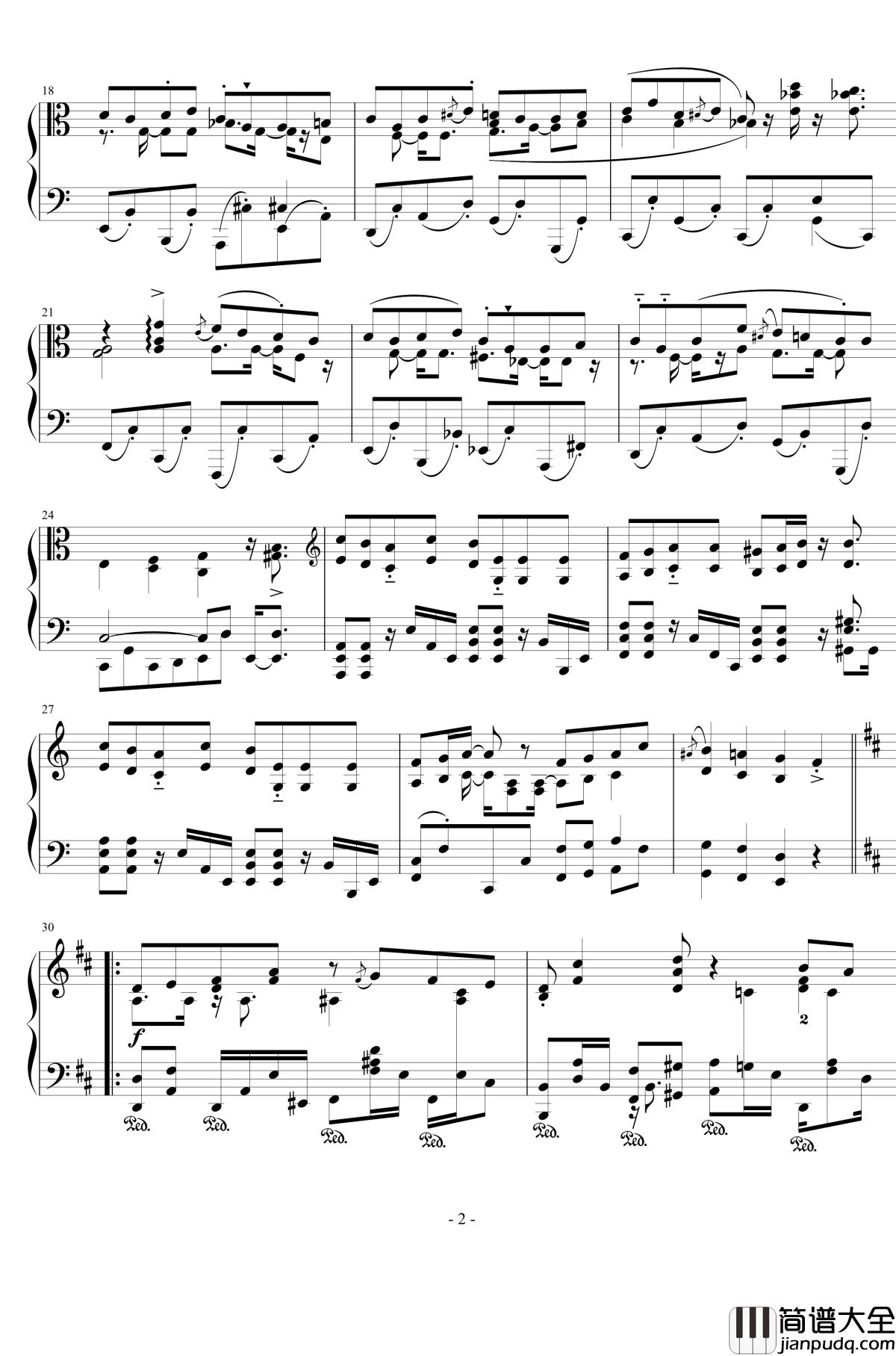 フィクション钢琴谱_宅男腐女恋爱真难OP_春茶版