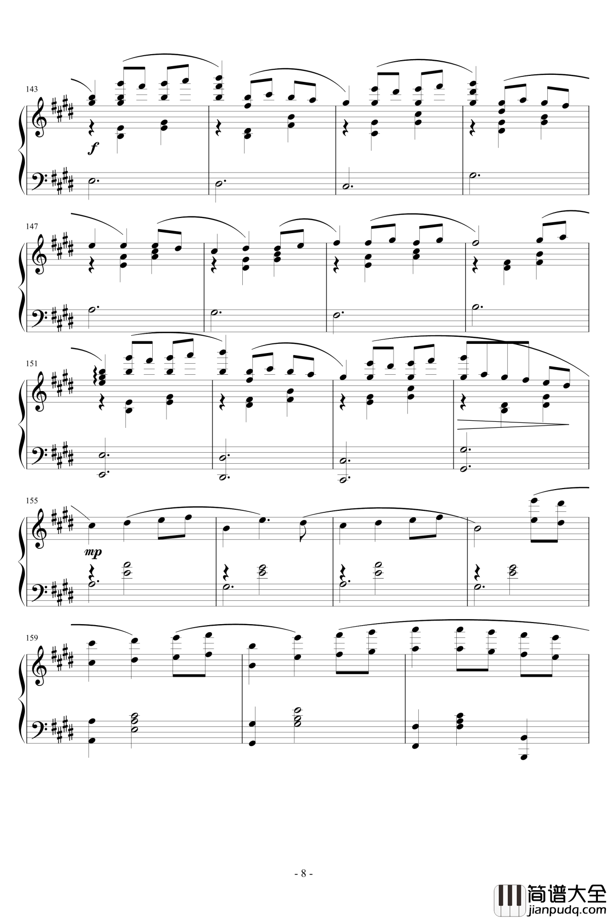 いつも何度でも钢琴谱_李小熊改编_広橋真紀子