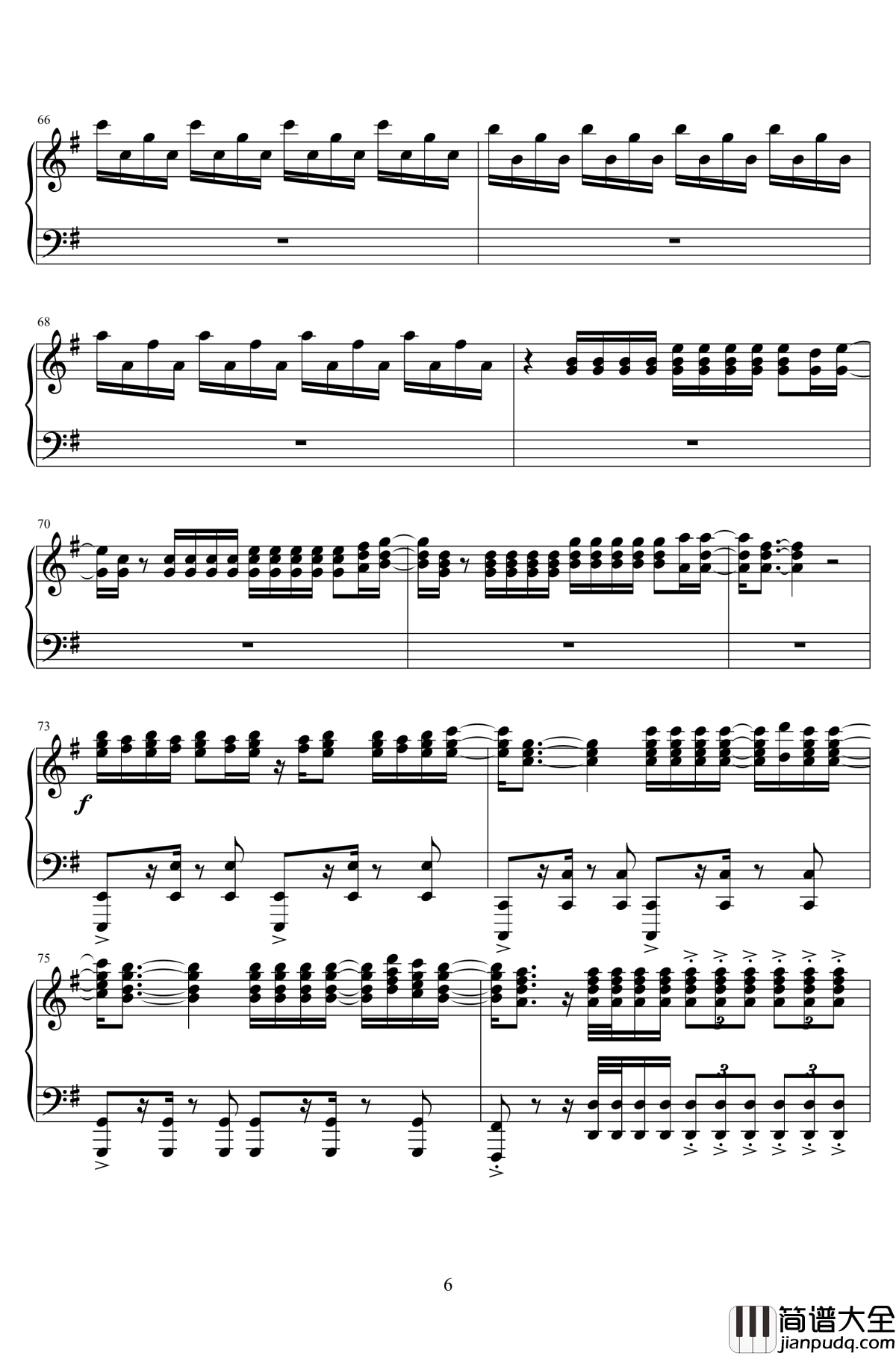 despacito钢琴谱_peter_bence