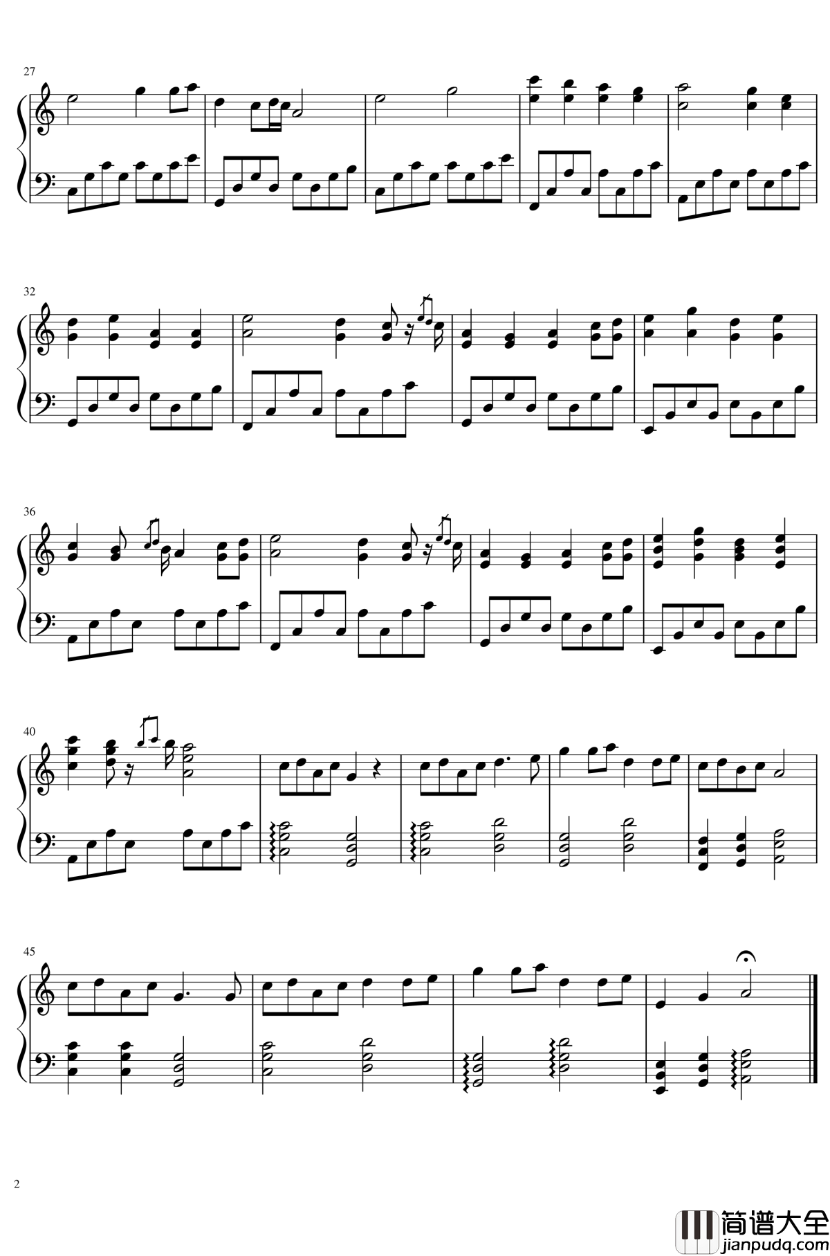 鬼灯の仕事钢琴谱_鬼灯的冷彻