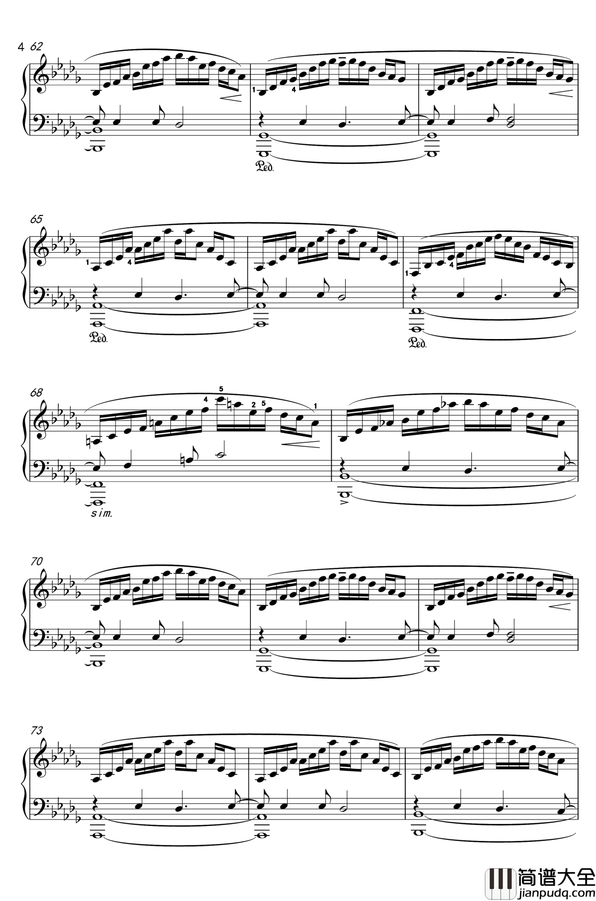 _輝く針の小人族_～_Little_Princess钢琴谱_东方project_幻想游戏