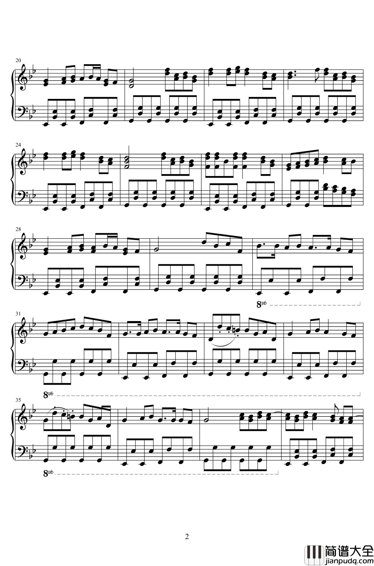 深夜诗人钢琴谱_改_洛天依