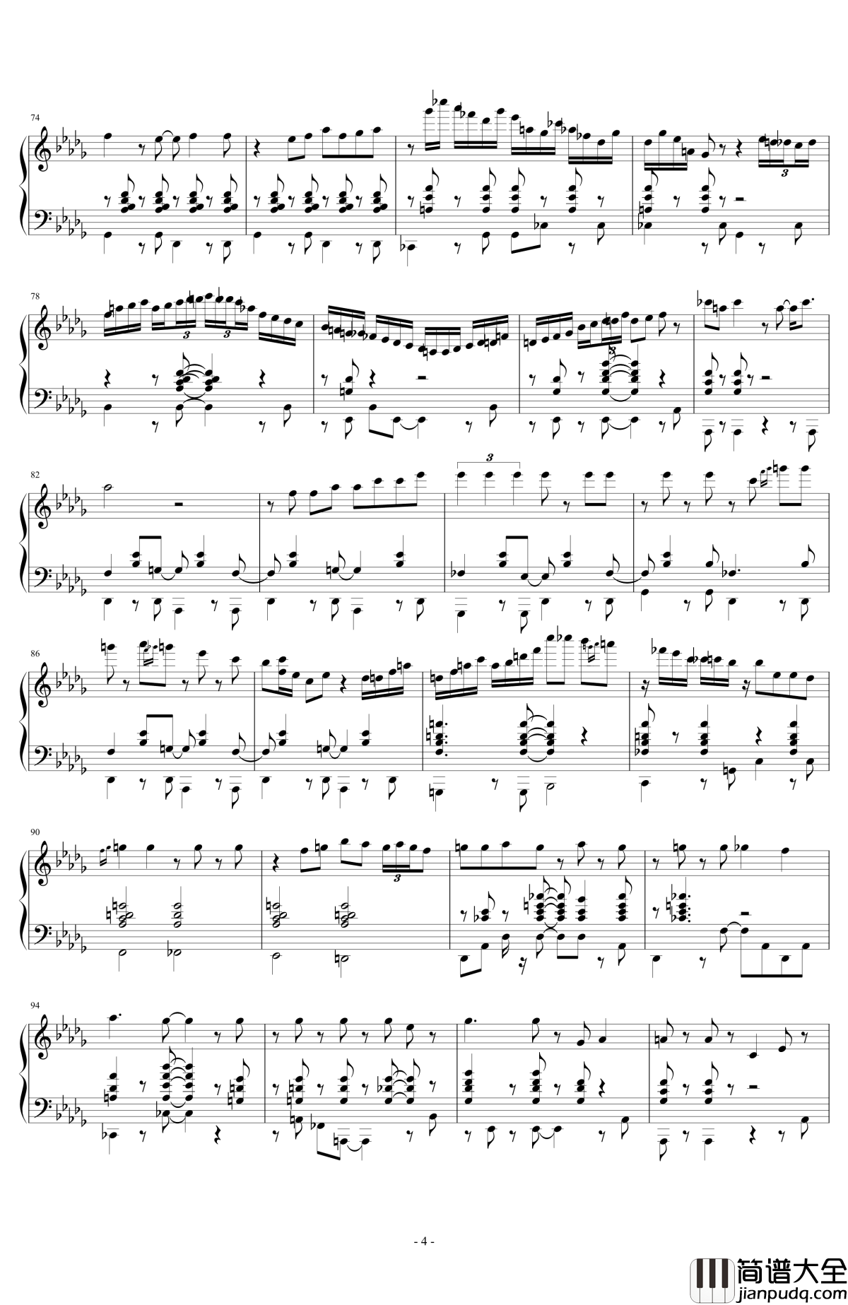 Fallswater_钢琴谱_Roger_Friedman