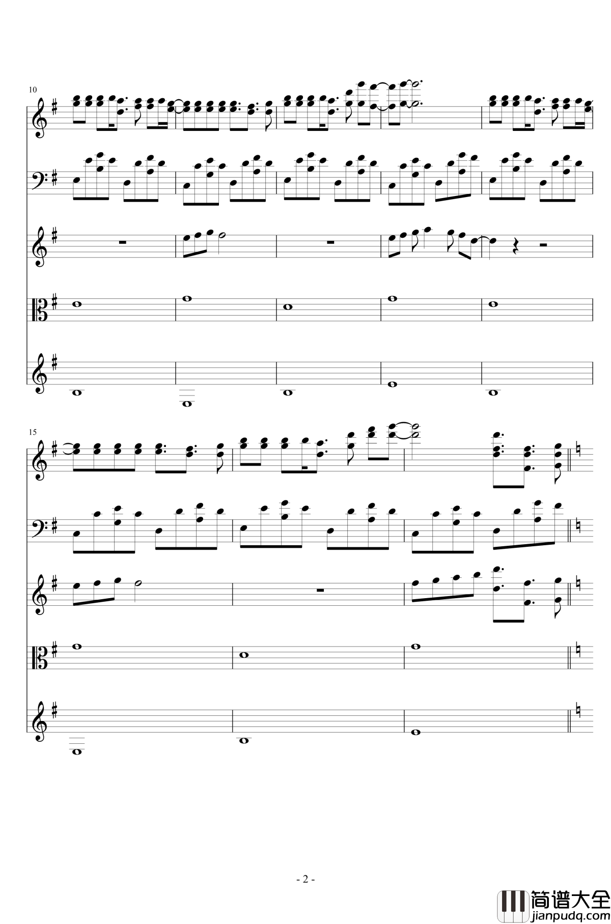 海钢琴谱_总谱_Dark小灭酱