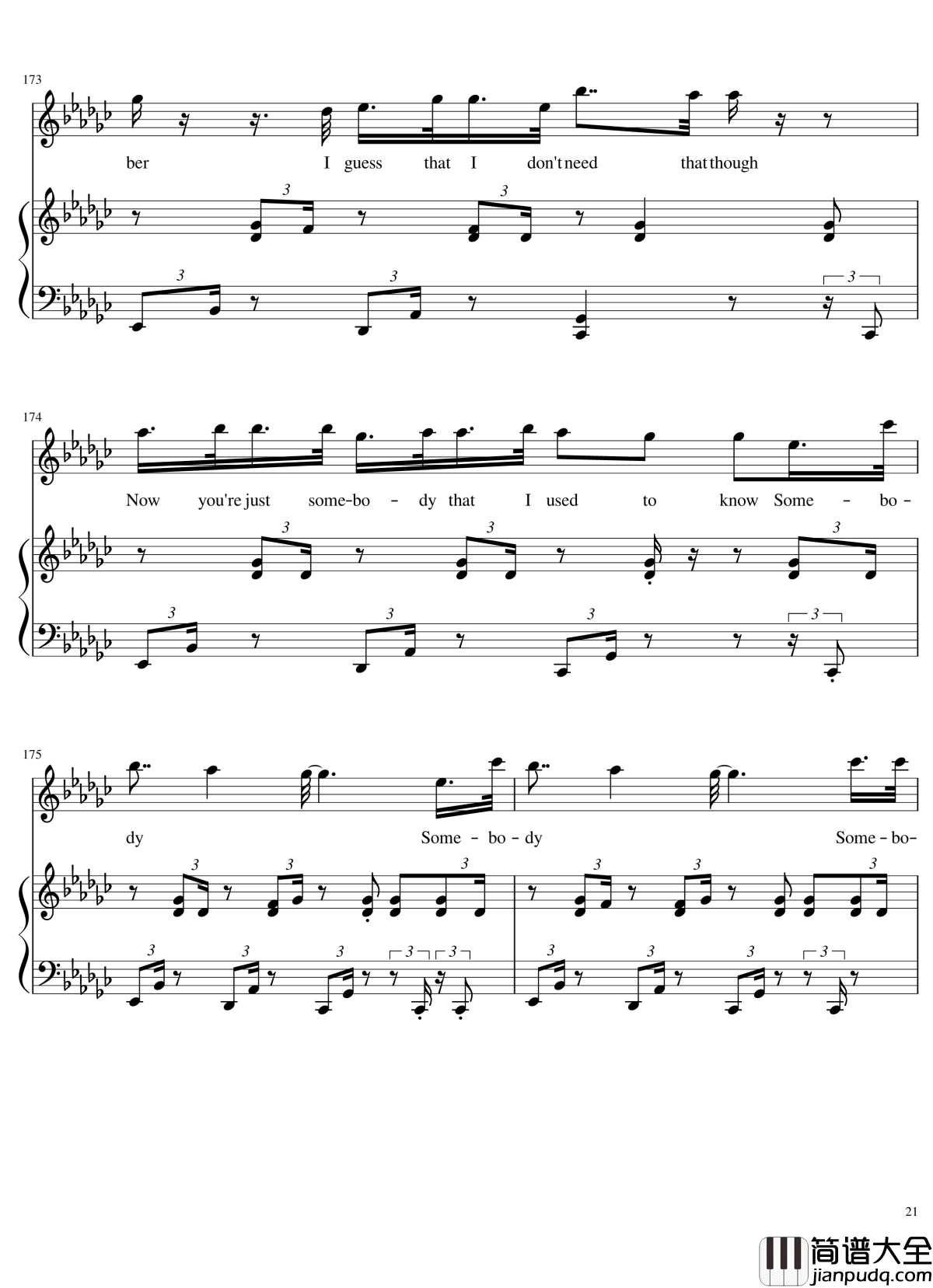 演唱会歌曲串烧钢琴谱_弹唱谱_华晨宇