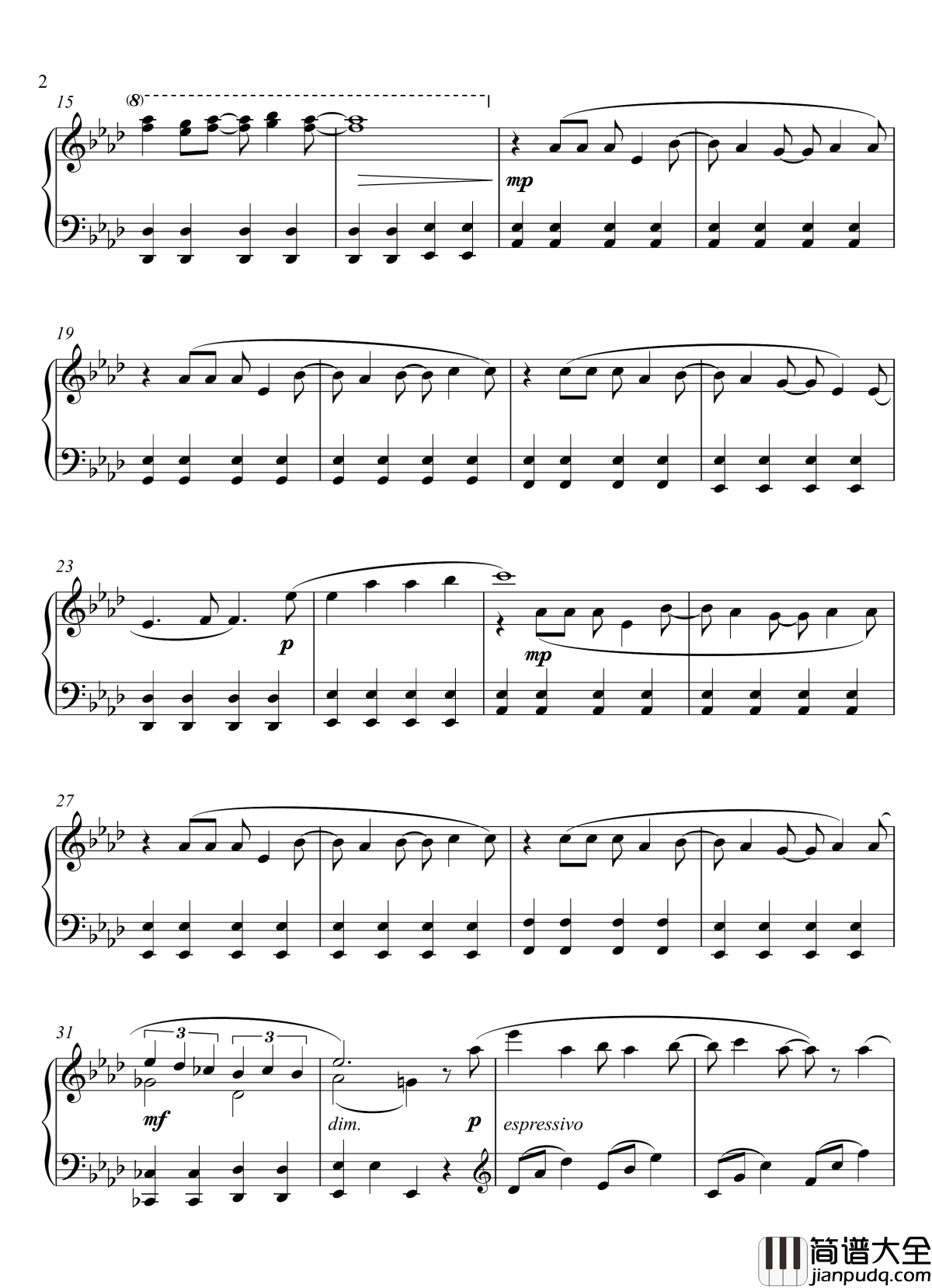 Greatest_Memories钢琴谱_Camp_Buddy主题曲_简易版_Camp_Buddy