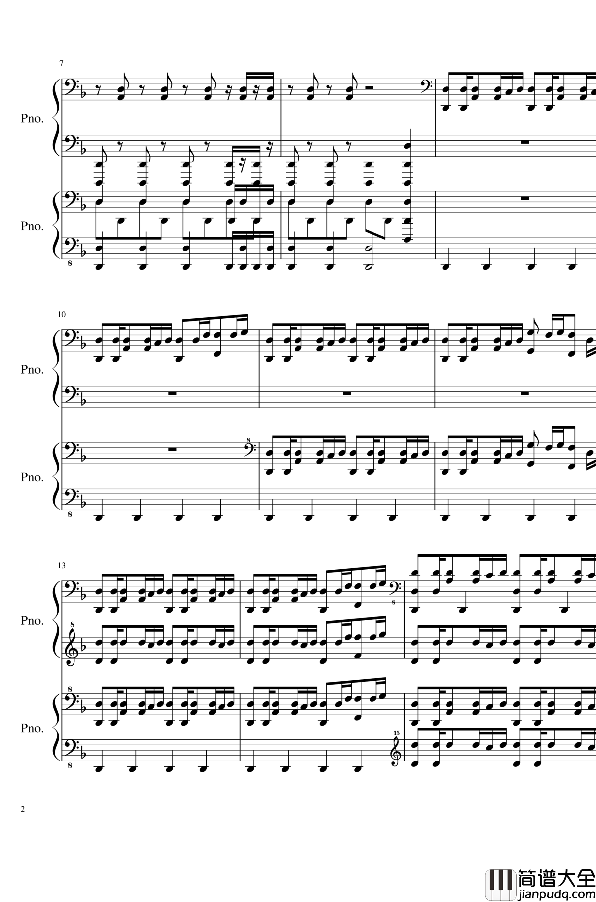 Bad_Apple钢琴谱_Full_Version_Bad_Apple_Full_Version_nomico_zun