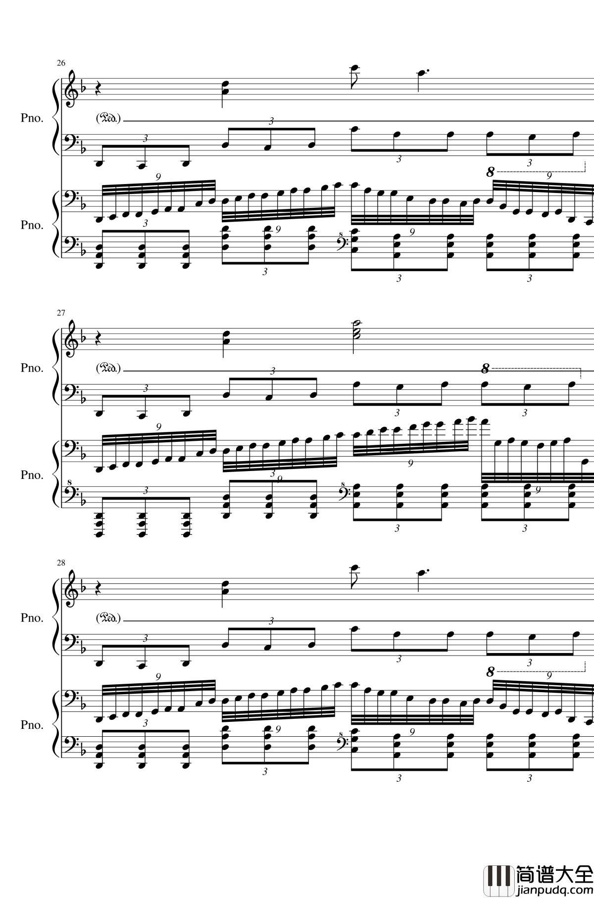 Bad_Apple钢琴谱_Full_Version_Bad_Apple_Full_Version_nomico_zun