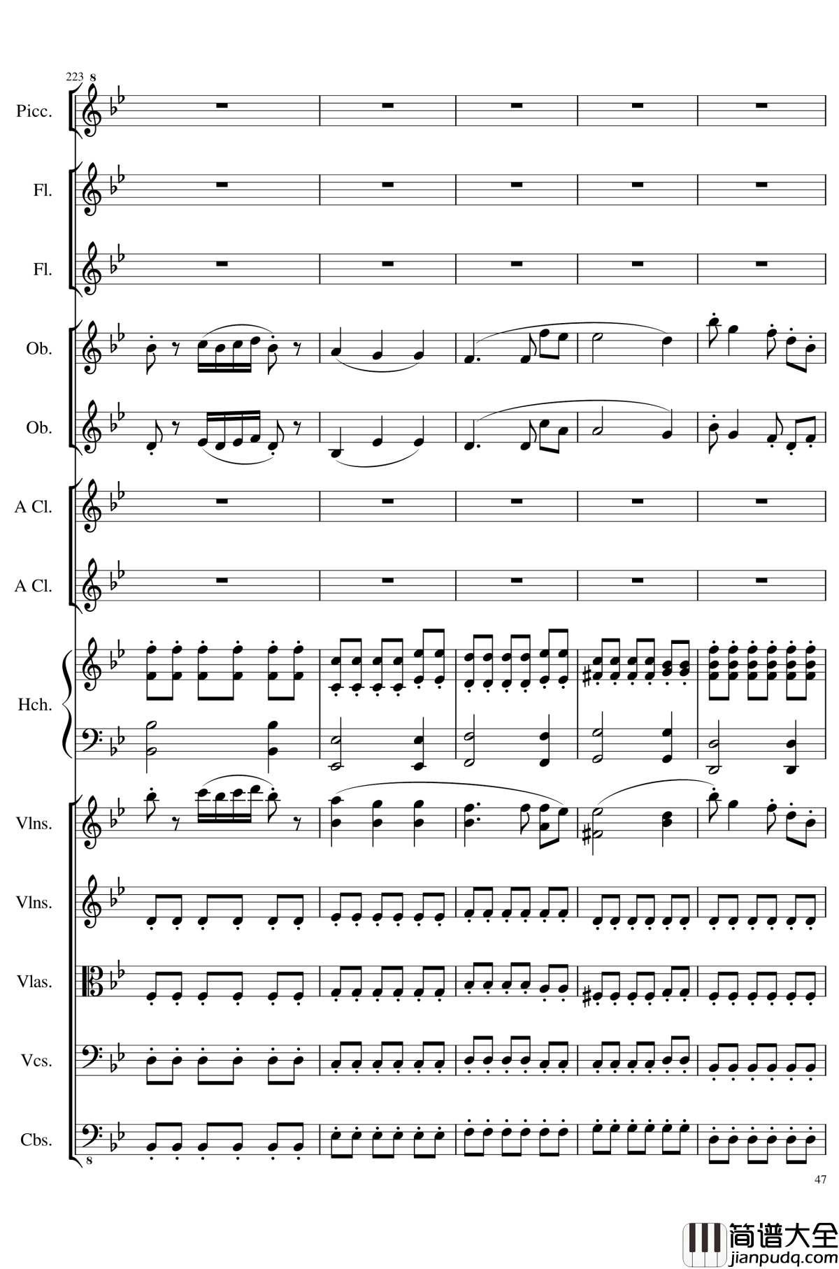 7_Contredanses_No.1_7,_Op.124钢琴谱_7首乡村舞曲，第一至第七，作品124_一个球