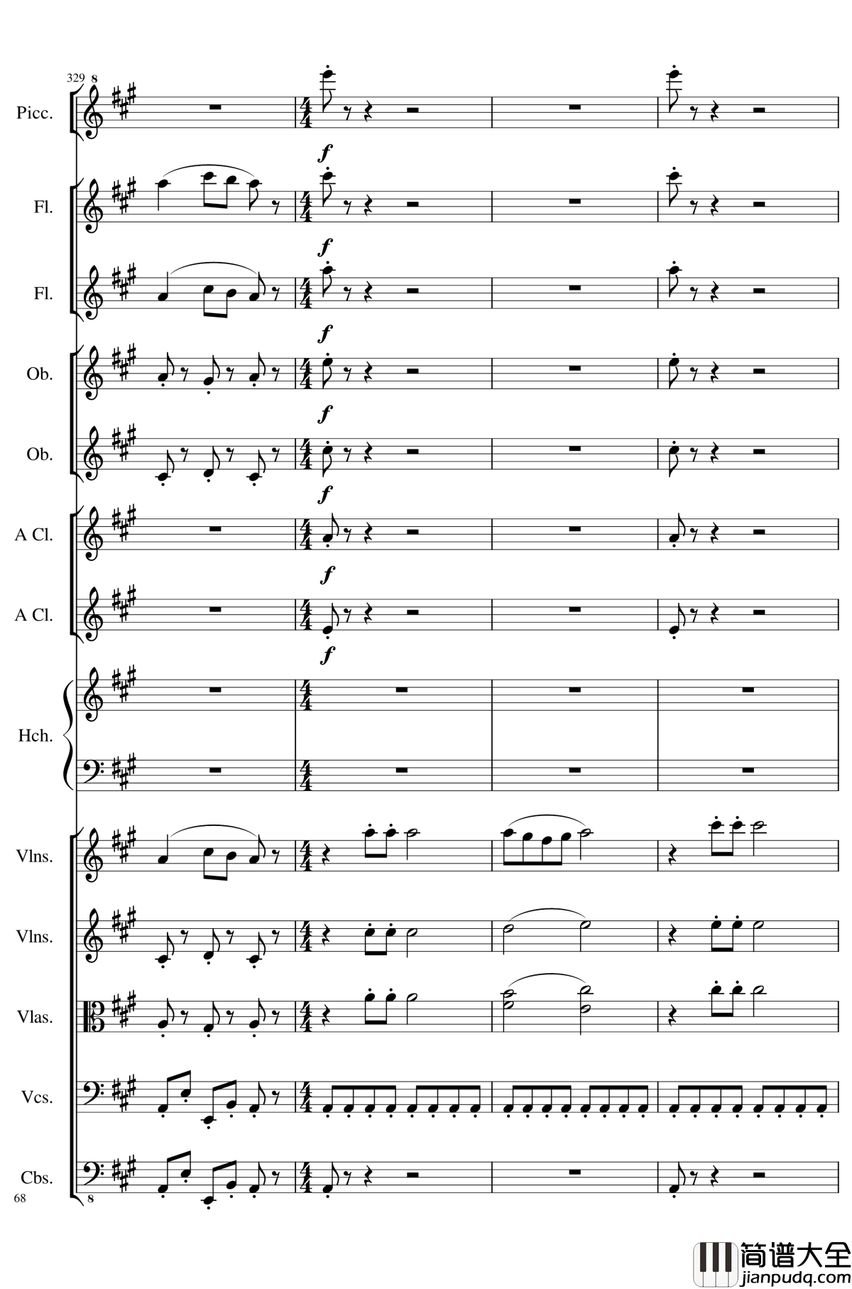 7_Contredanses_No.1_7,_Op.124钢琴谱_7首乡村舞曲，第一至第七，作品124_一个球