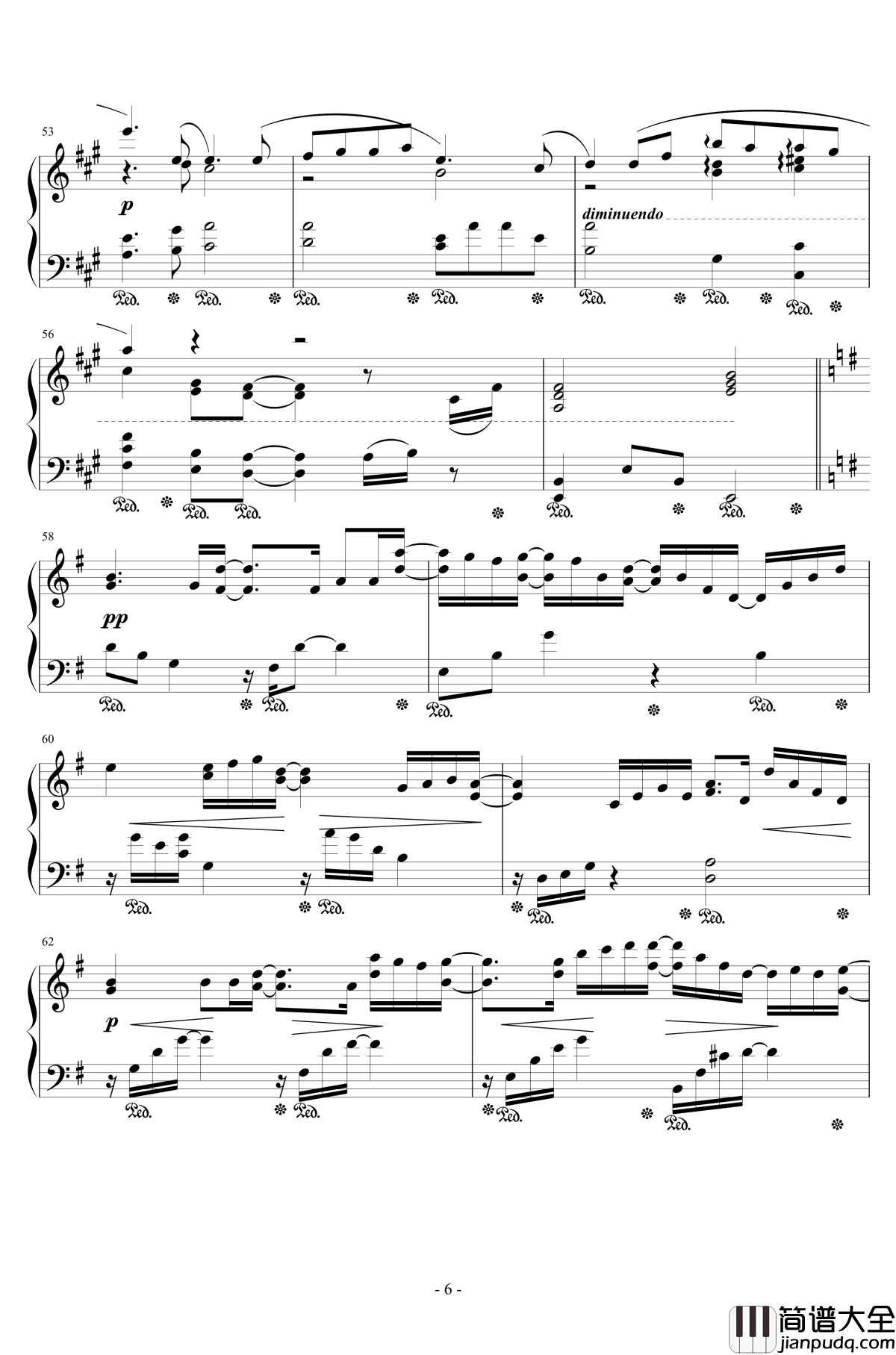 時には昔の話を钢琴谱_李小熊改编_広橋真紀子