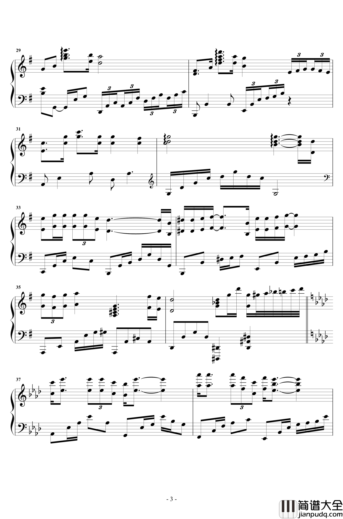 奉献钢琴谱_韩寒