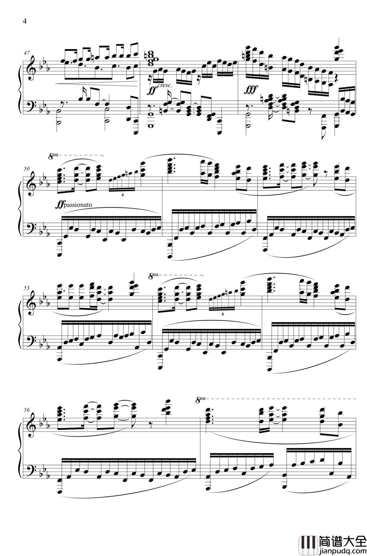 空に近い場所钢琴谱_东方同人曲_东方project