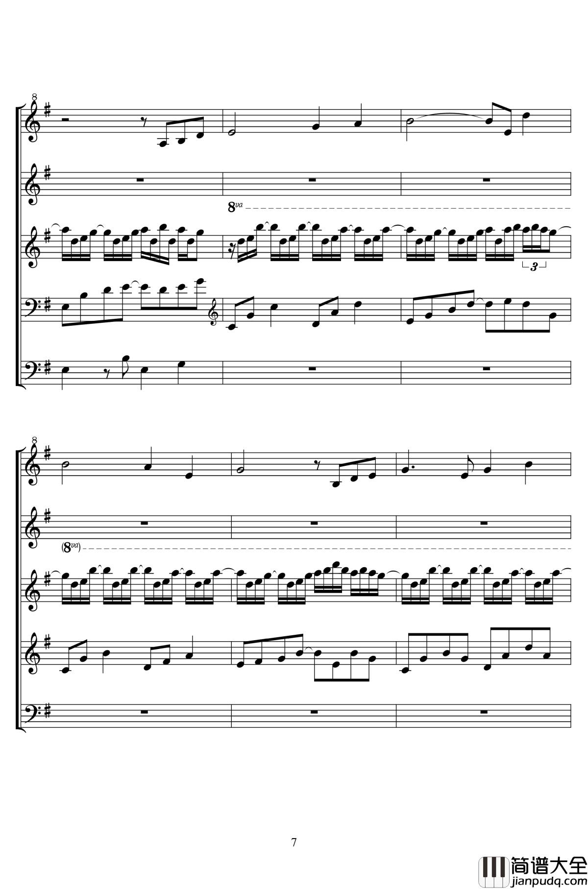 纸樱钢琴谱_二夜祭