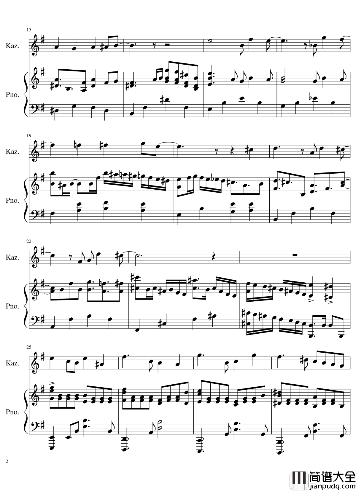 Tragic_kindness钢琴谱_狂音§