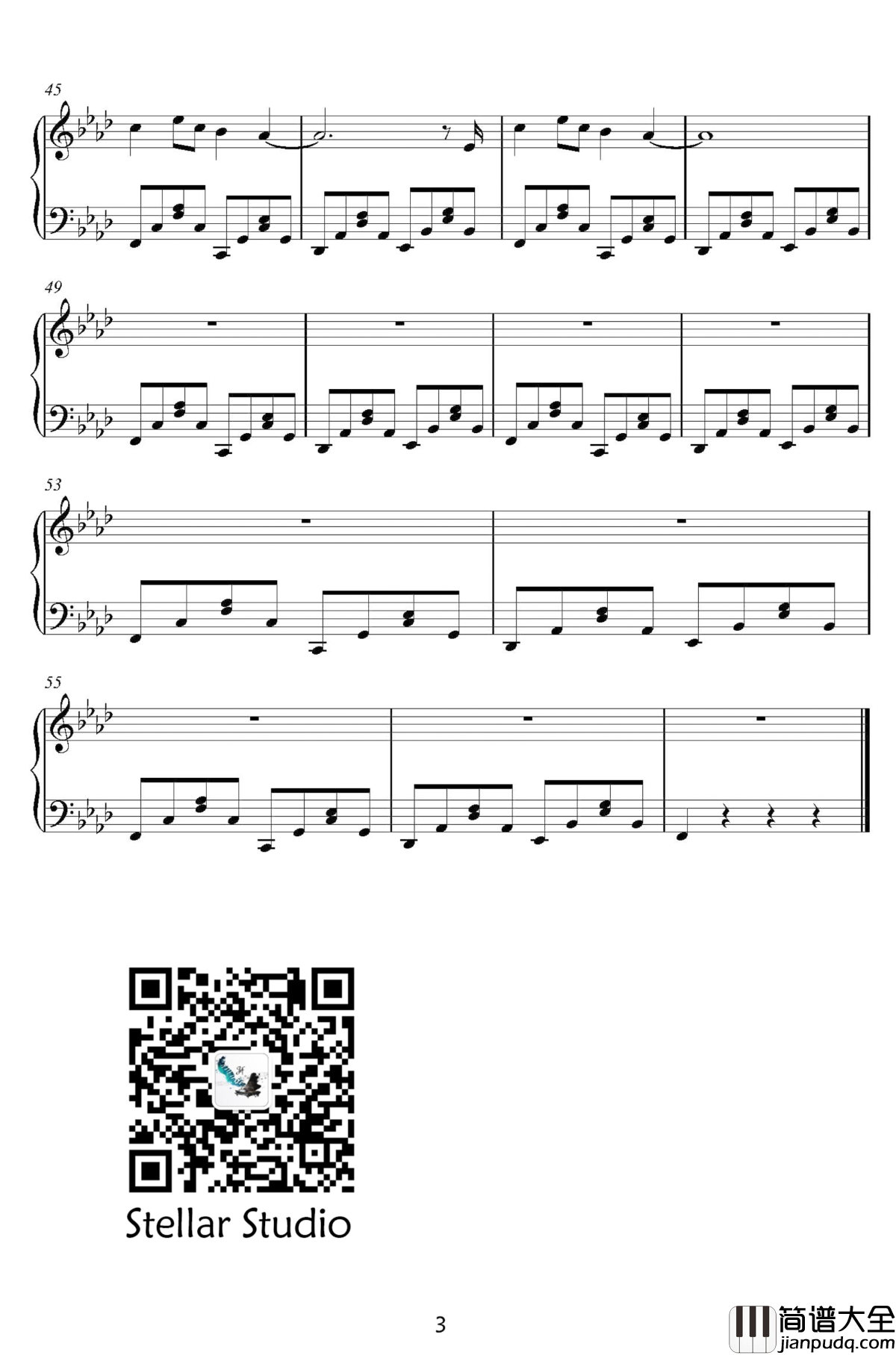 出山钢琴谱_花粥