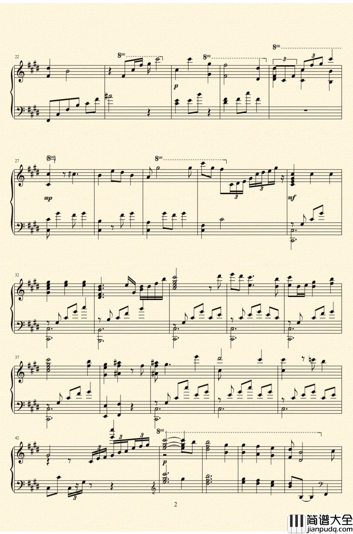 Scarborough_Fair钢琴谱_末日时在做什么？~可以拯救一下吗？_OST_加藤达也