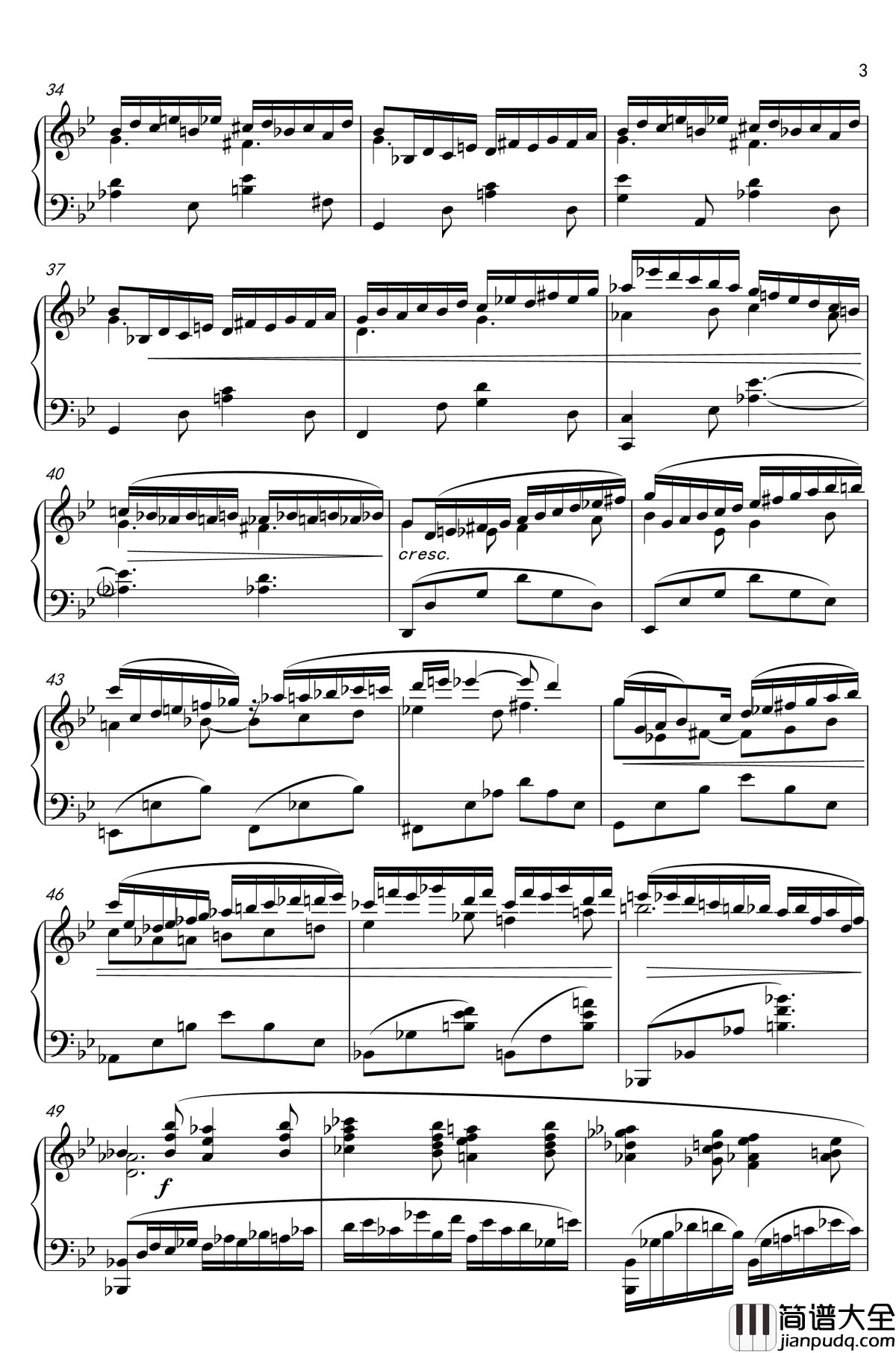 op3no4钢琴谱_即兴曲，钢琴曲4首_榕剑