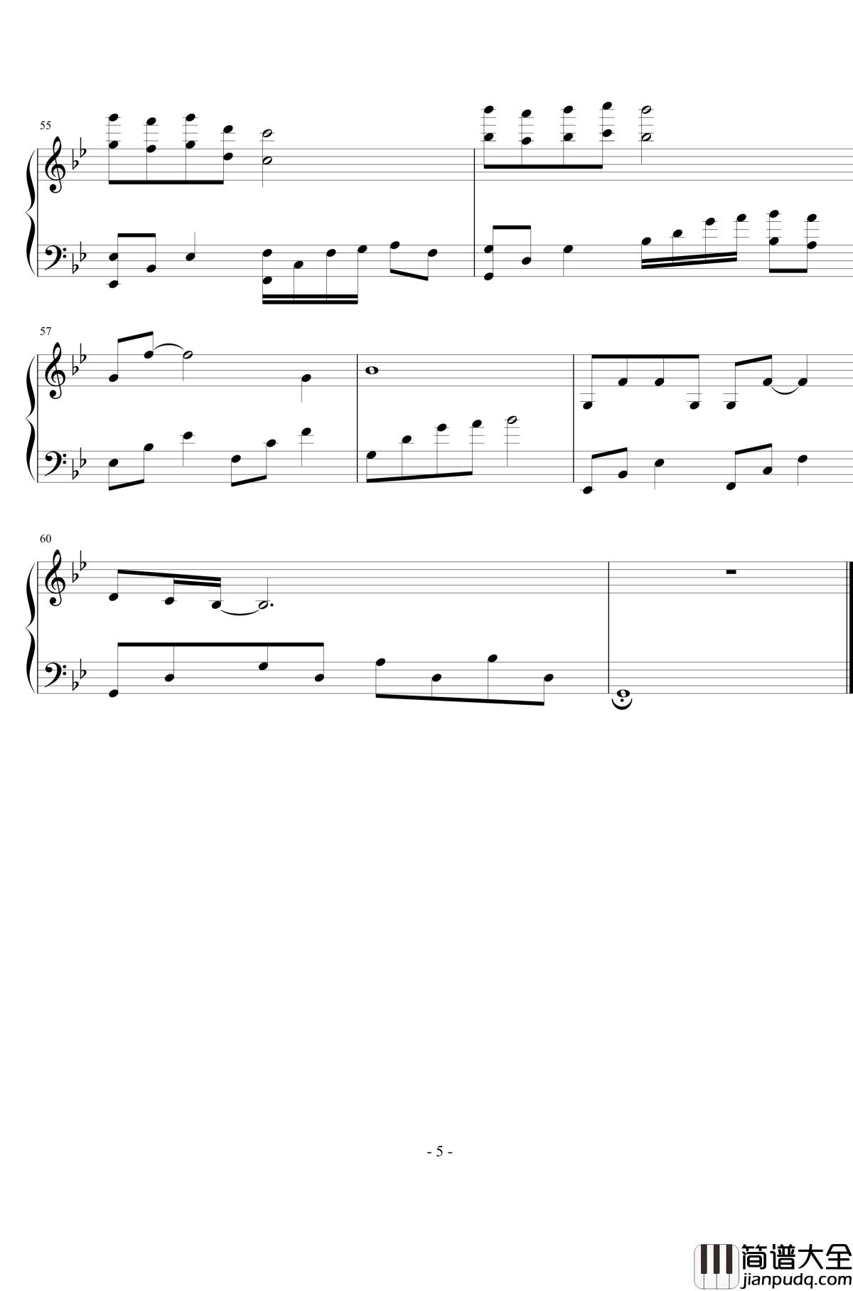 爱殇钢琴谱_东宫