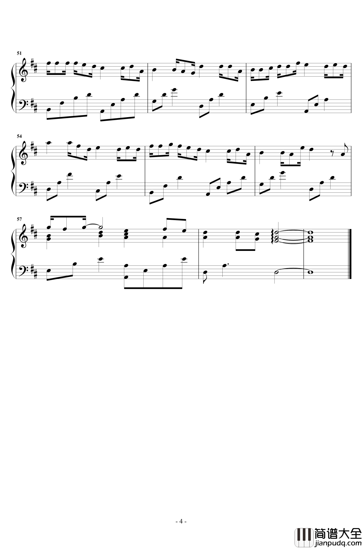 遥远的你钢琴谱_独奏_221小伙伴