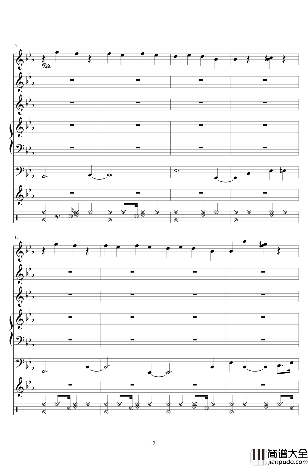 爸爸,你好钢琴谱__我的继父是偶像_片头曲_金莎