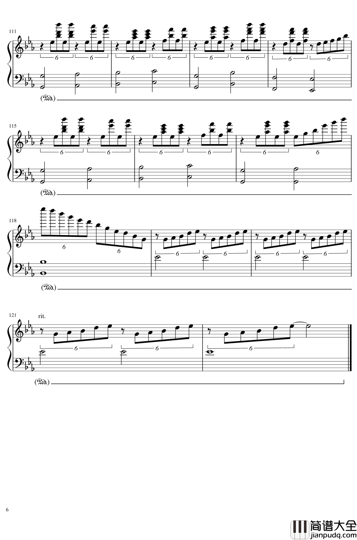 Yuri!!!_on_Ice钢琴谱_冰上的尤里