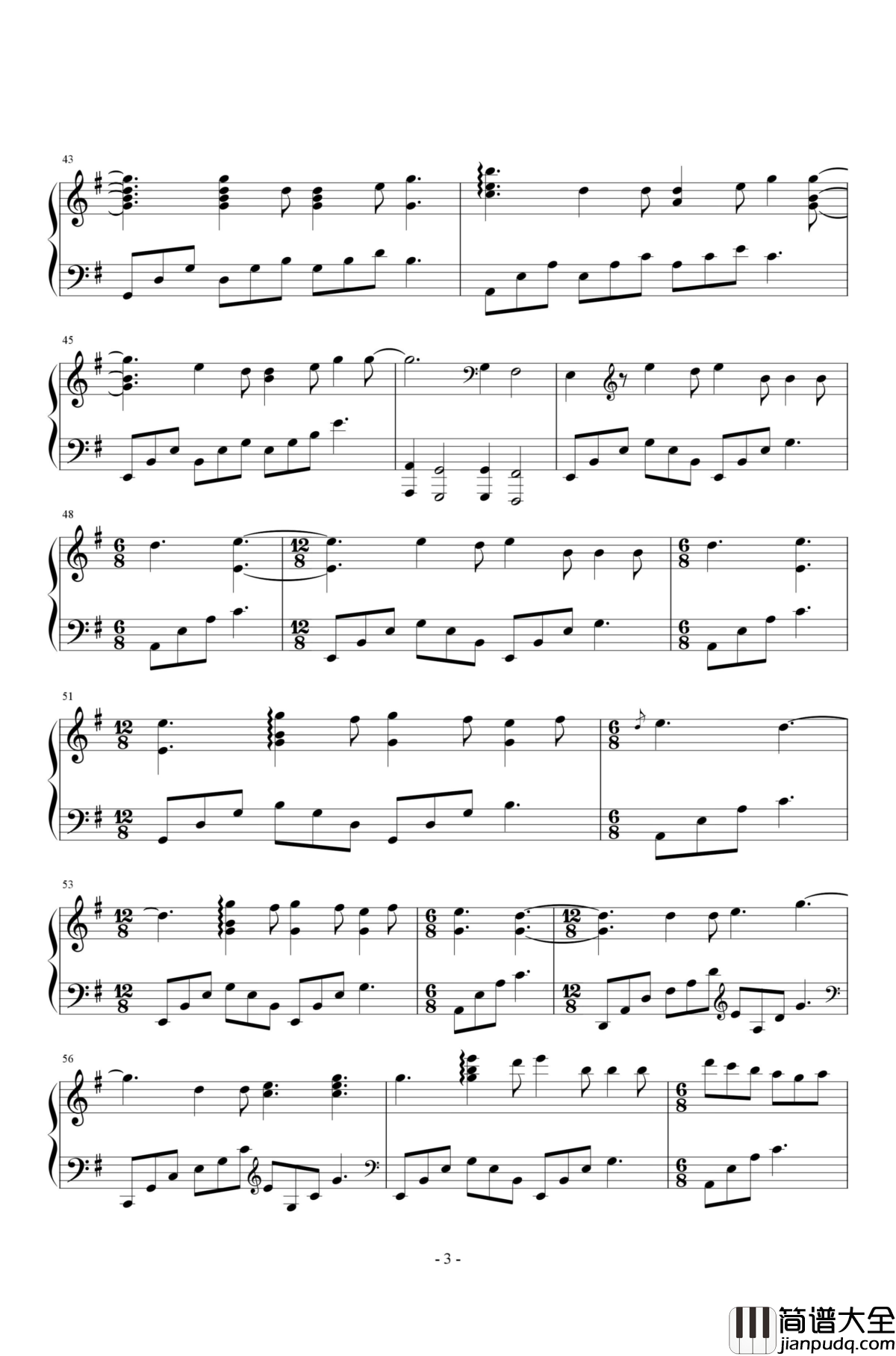 爱乐之城主题曲钢琴谱_爵士版