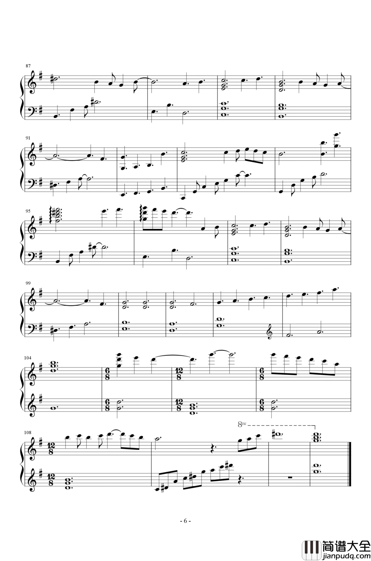 爱乐之城主题曲钢琴谱_爵士版