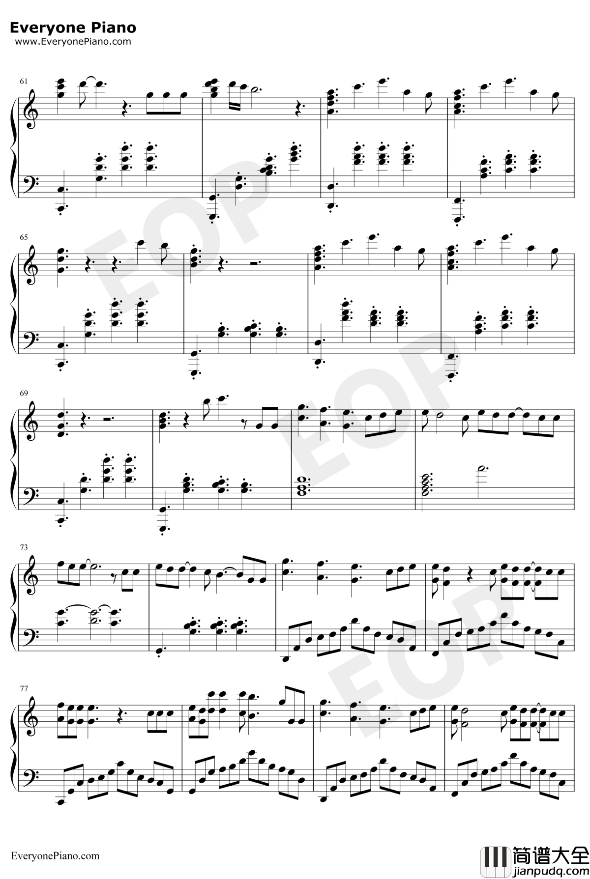 Flux钢琴谱_EllieGoulding