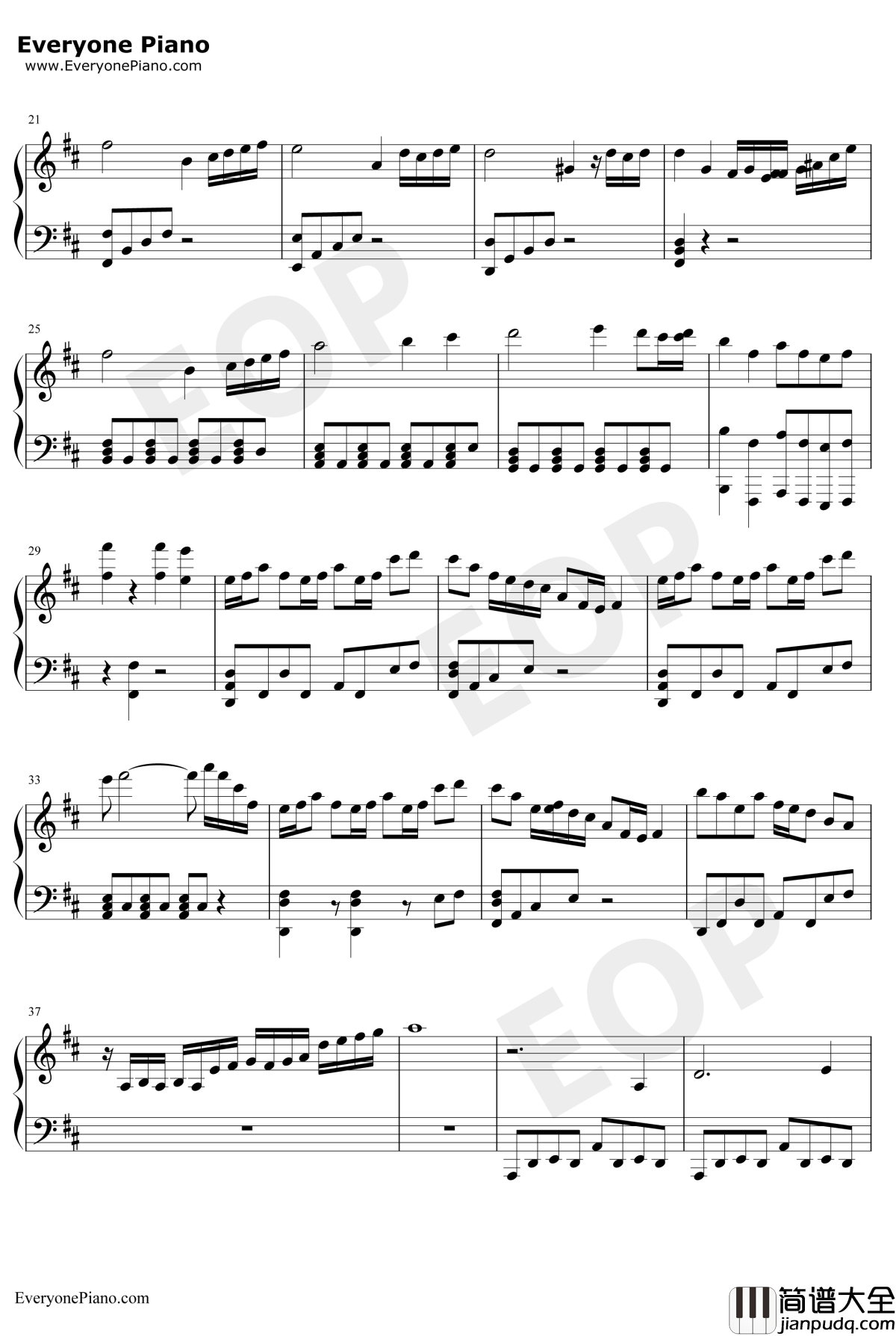 告白之夜钢琴谱_AYASA_告白の夜_抖音爆火BGM