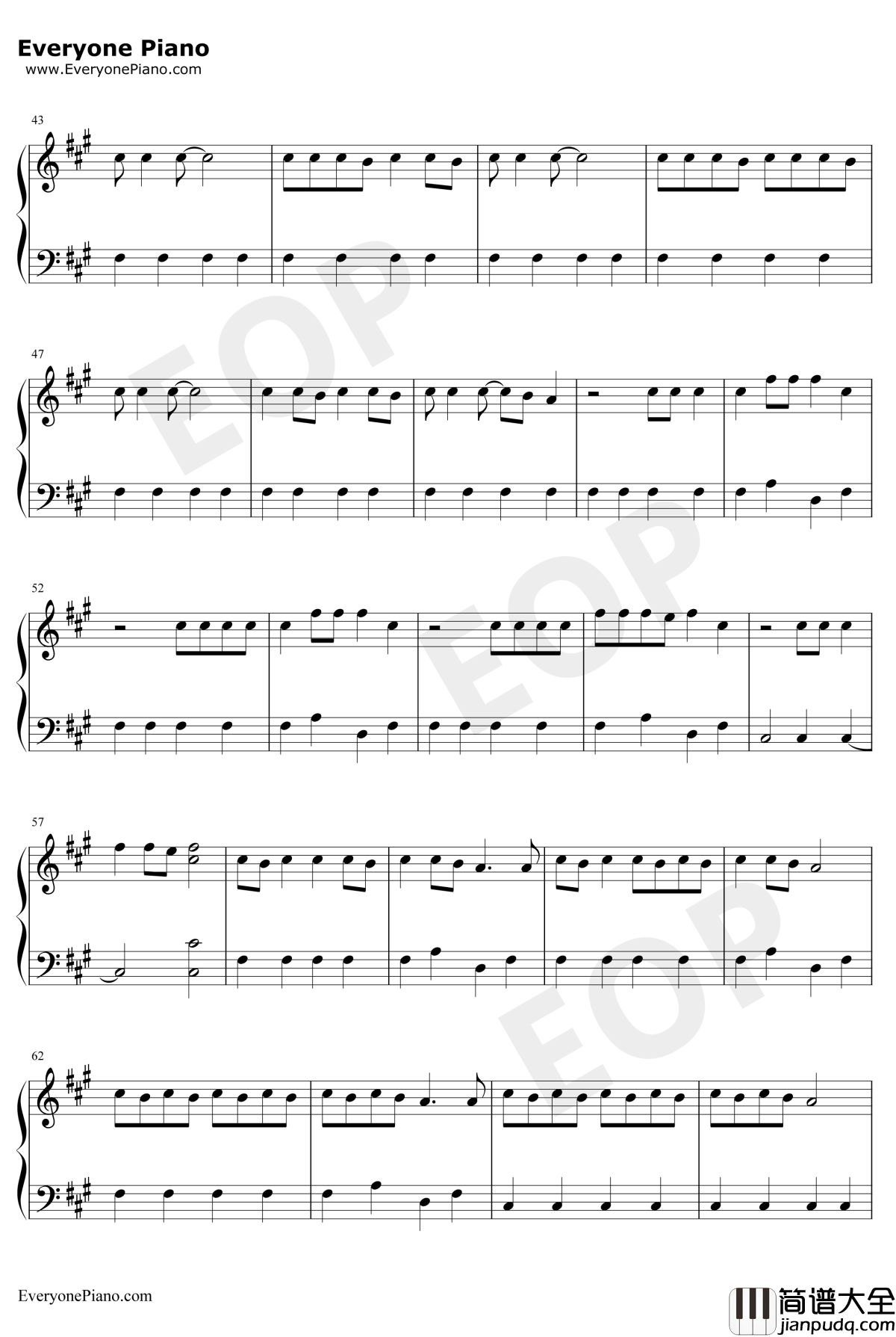 Wow钢琴谱_Post_Malone