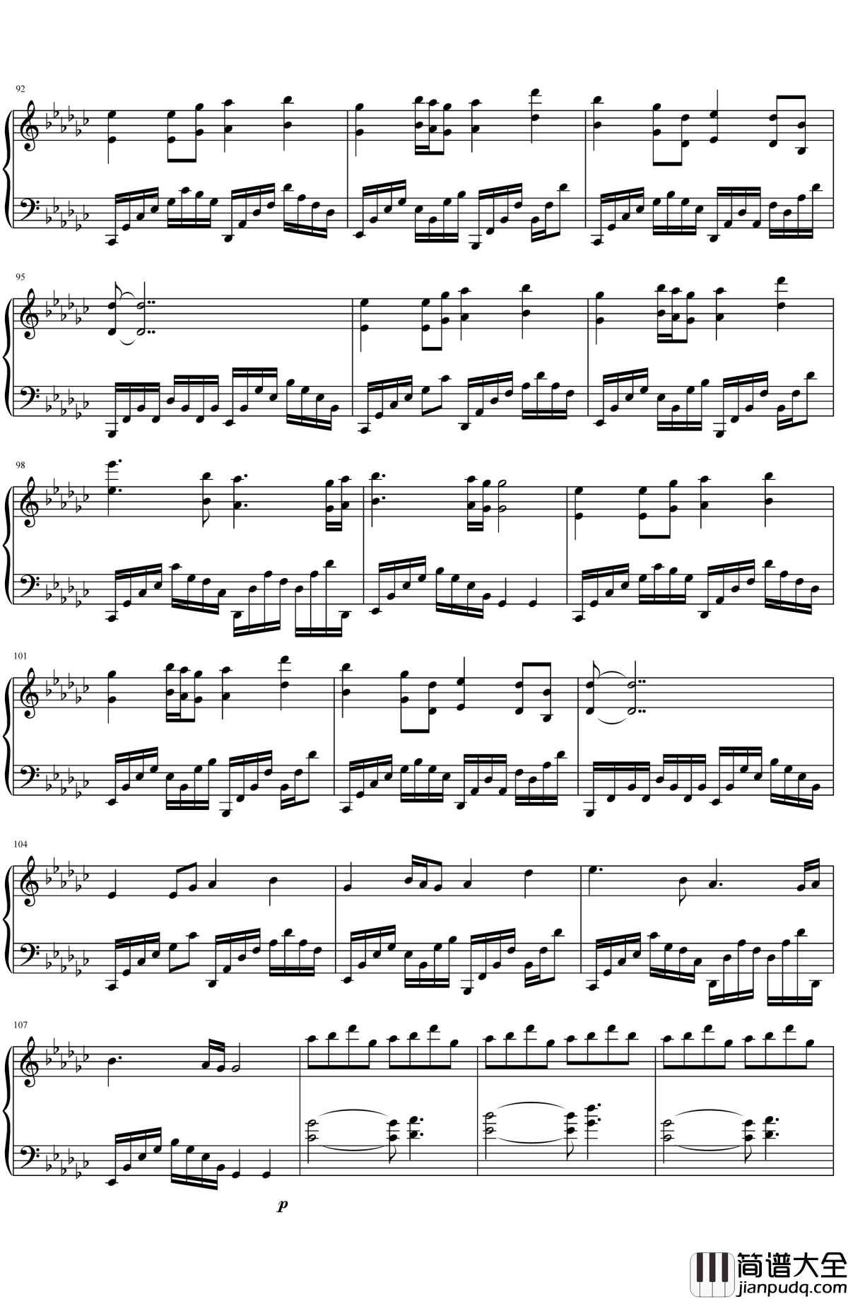 打上花火钢琴谱_米津玄师_动画电影_升起的烟花，从下面看？还是从侧面看？_主题曲