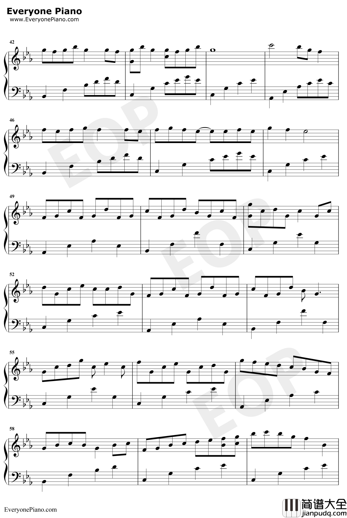 樱花雨钢琴谱_傅许_唯美钢琴曲