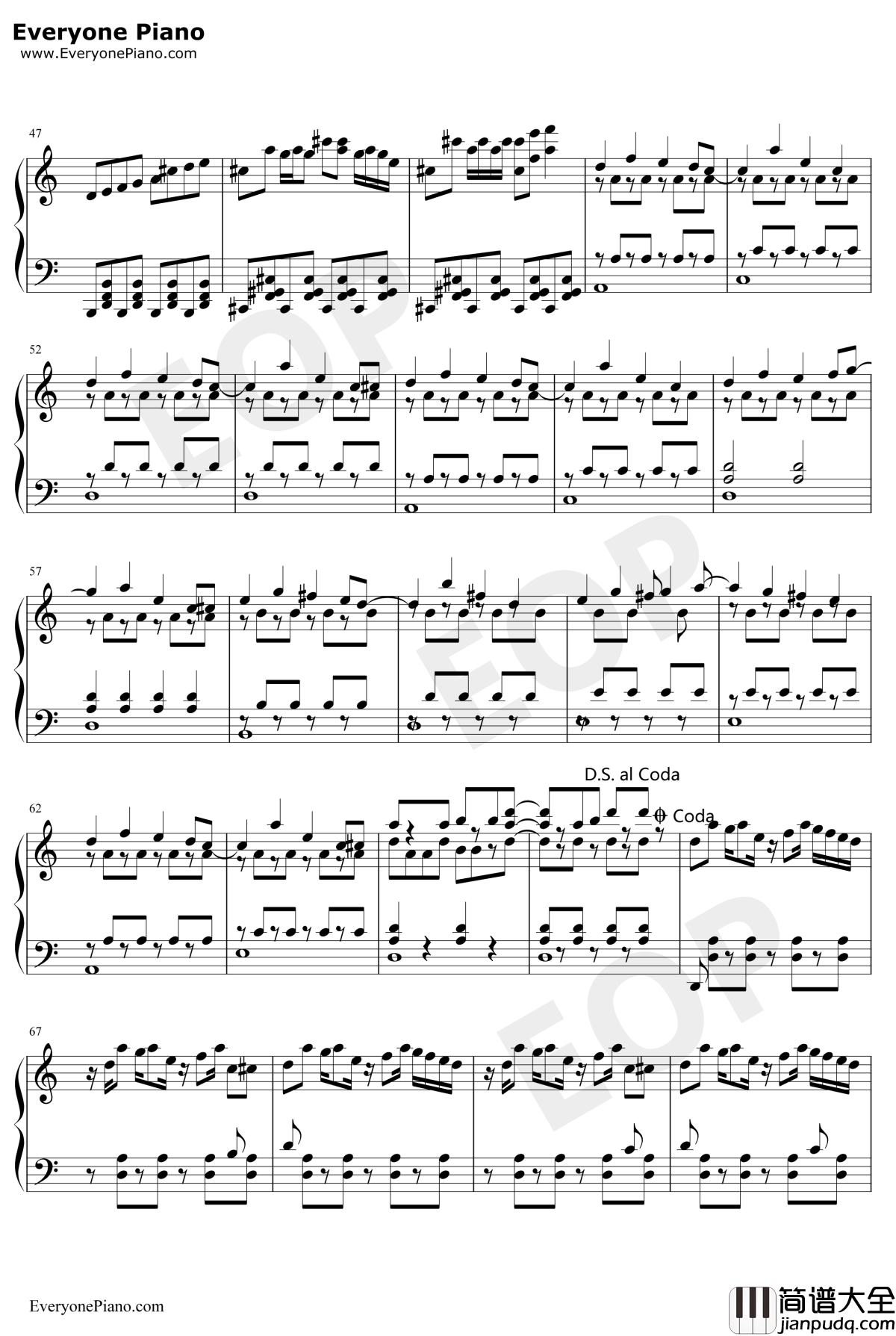 Nigh_of_Nights钢琴谱_东方Project_十六夜咲夜_东方花映冢