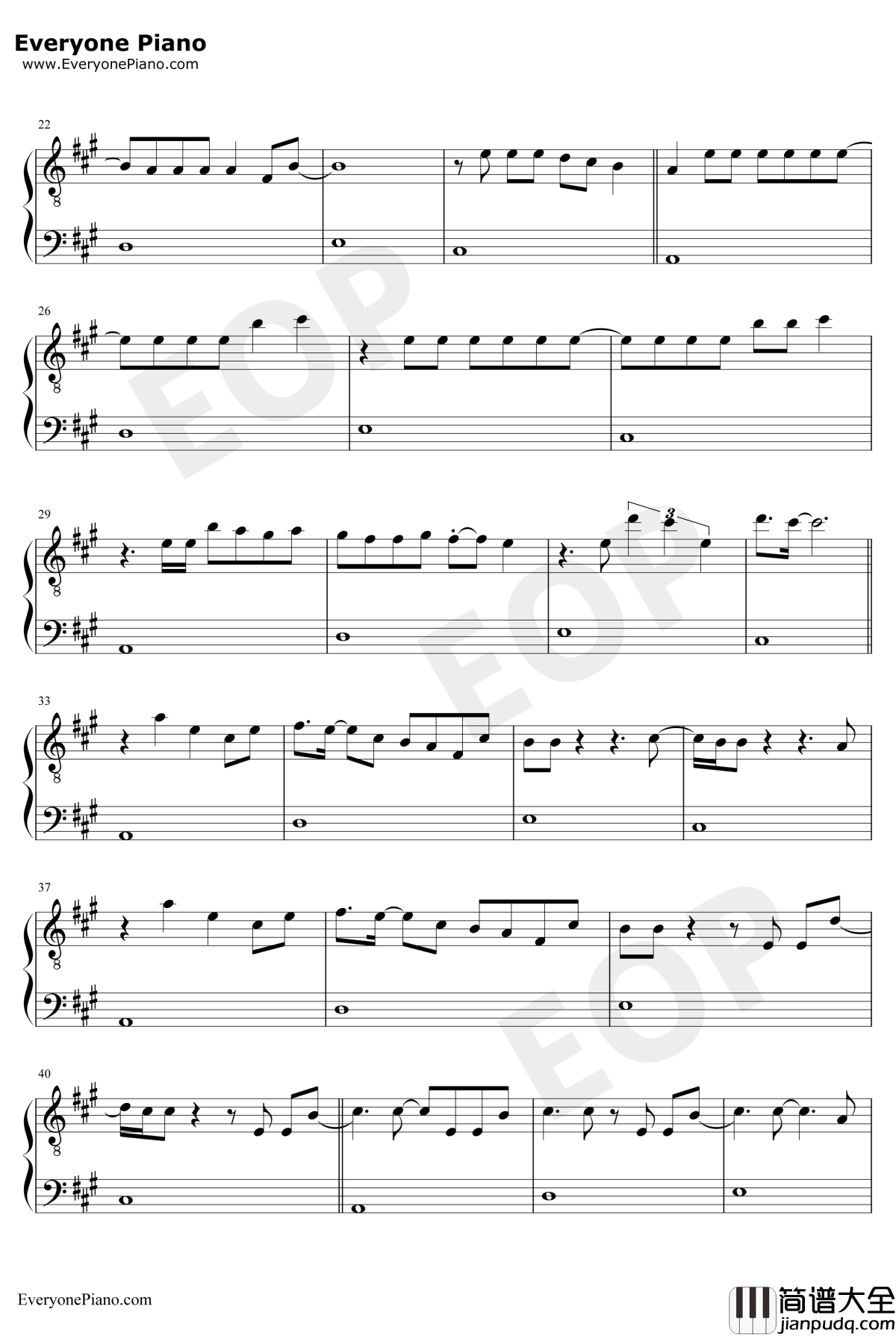 Ghostin钢琴谱_ArianaGrande