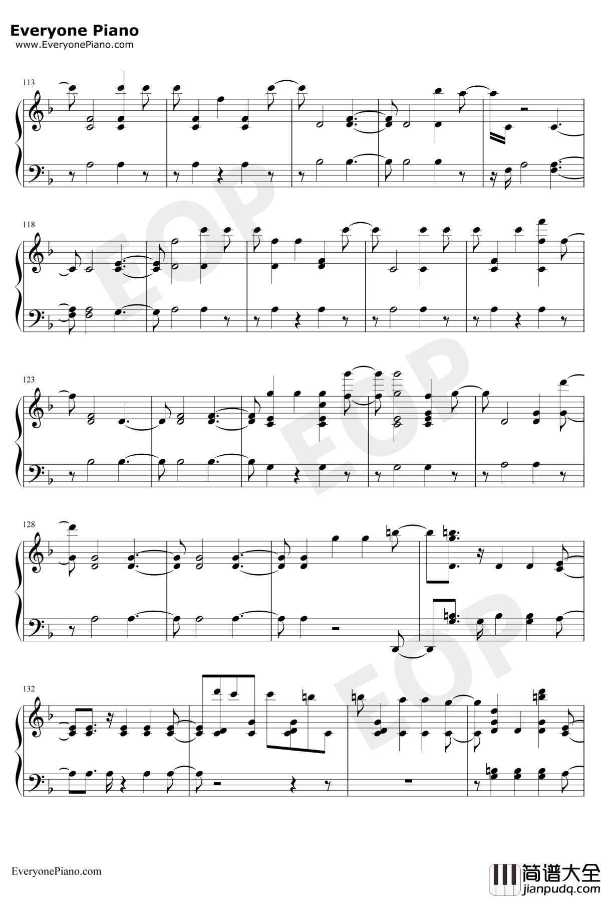 Stand钢琴谱_GeorgeS.Clinton_僵尸高校OST