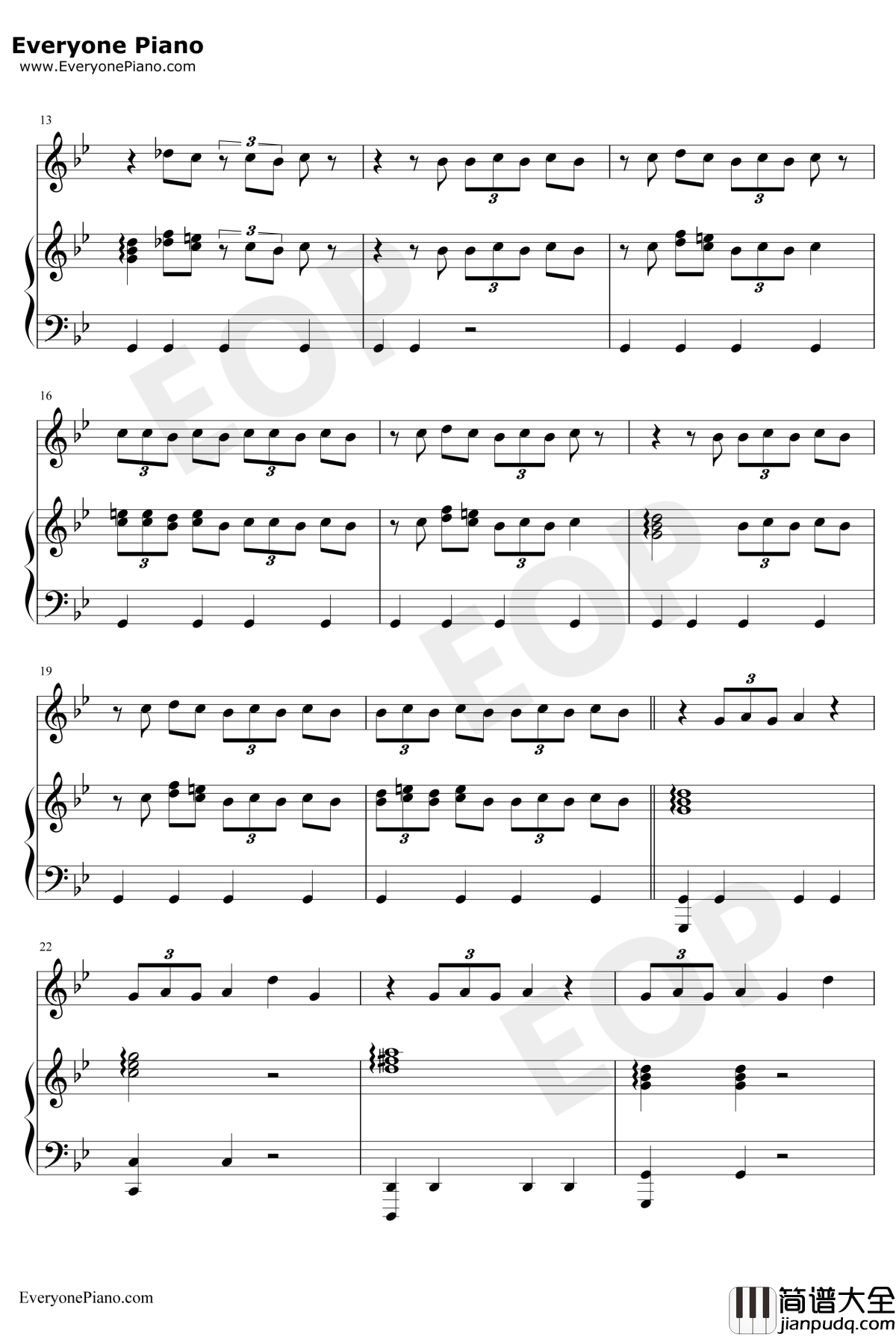 Bury_a_Friend钢琴谱_BillieEilish