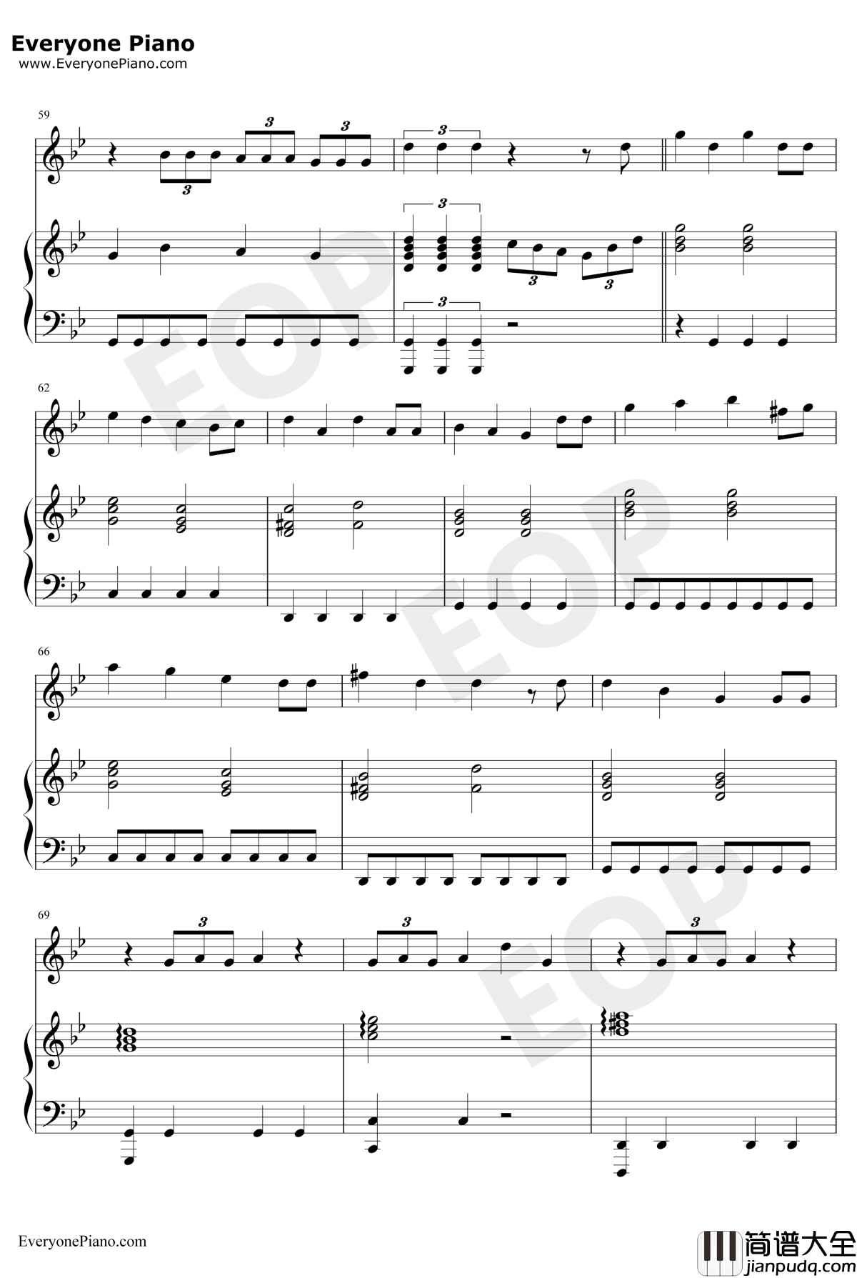 Bury_a_Friend钢琴谱_BillieEilish