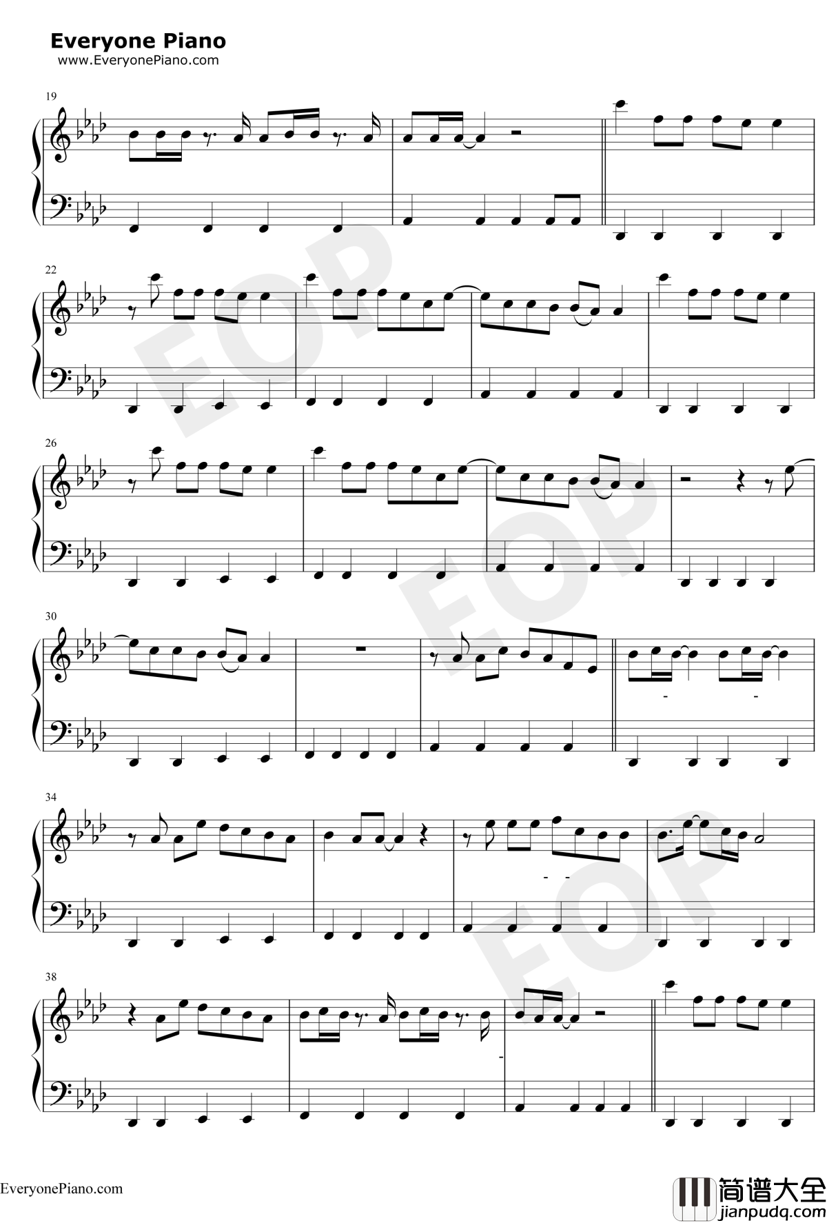 Dancing_with_a_Stranger钢琴谱_SamSmithNormani